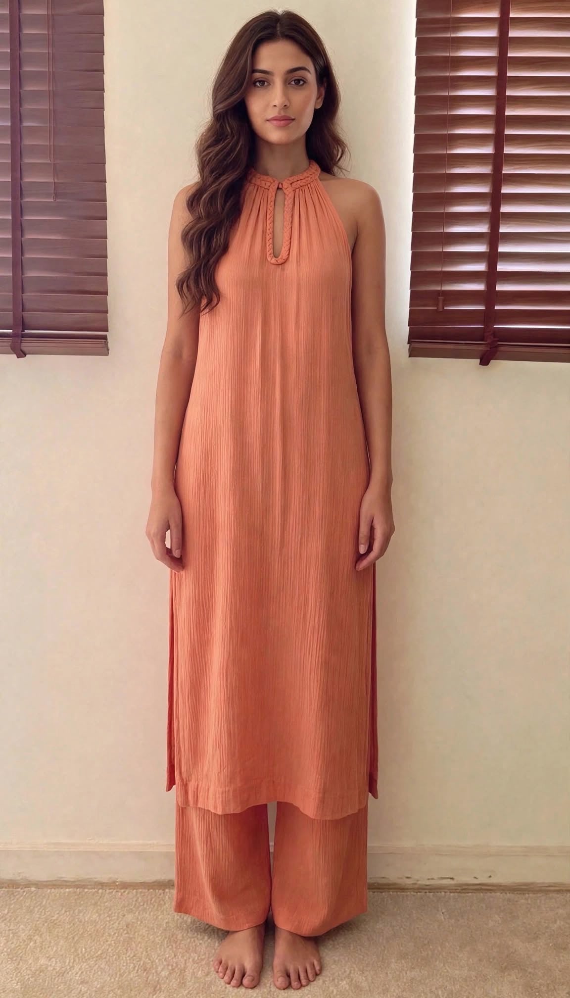 The Mira Set : Salmon Orange