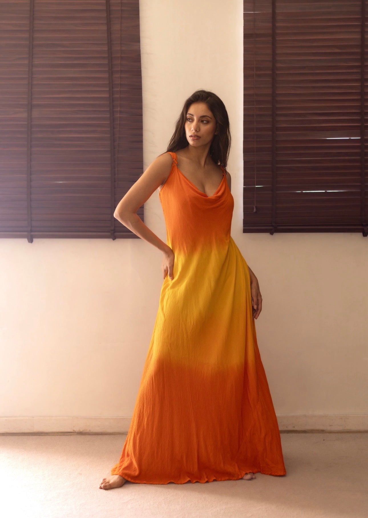 The Sienna : Yellow And Orange Ombré