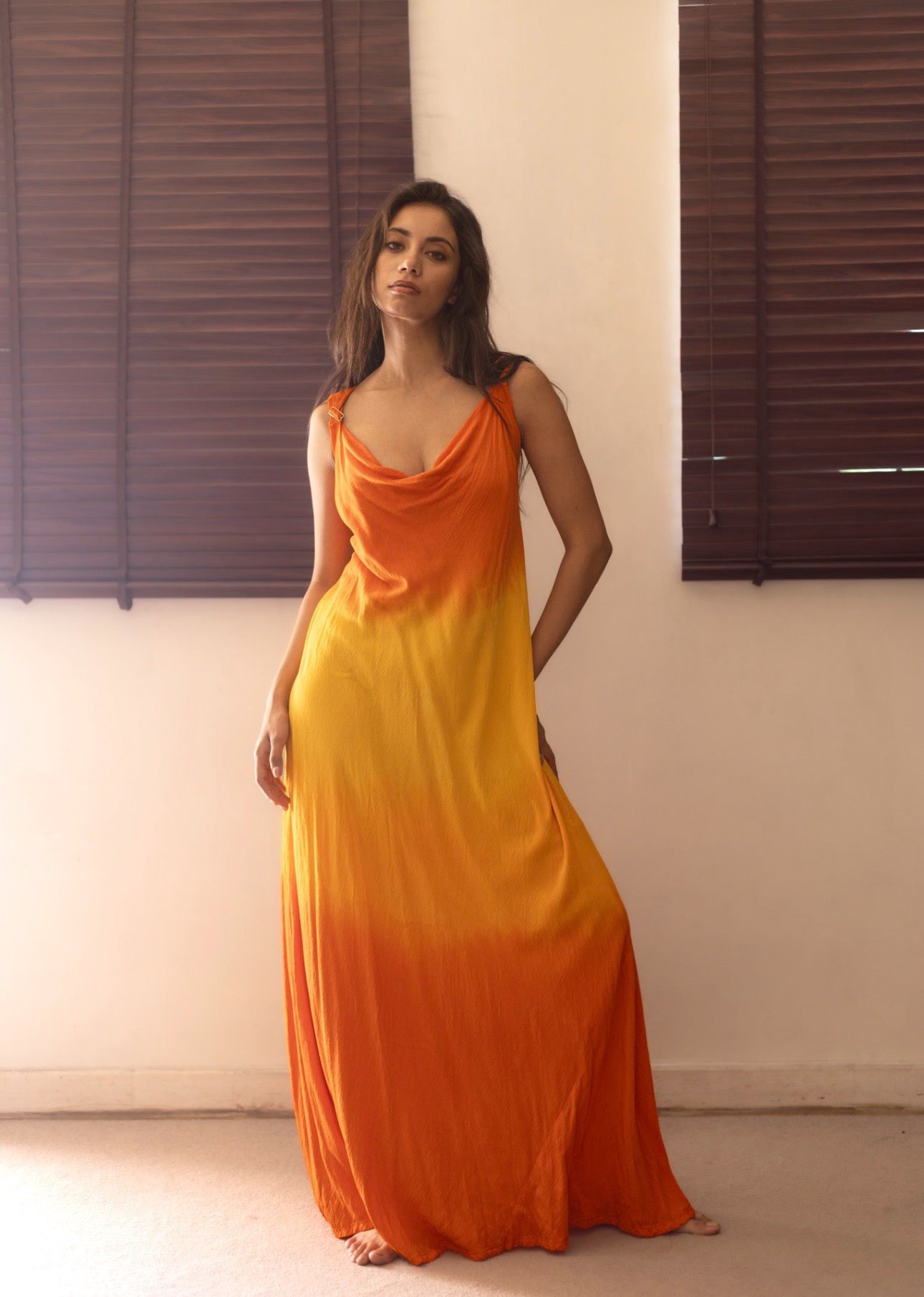 The Sienna : Yellow And Orange Ombré