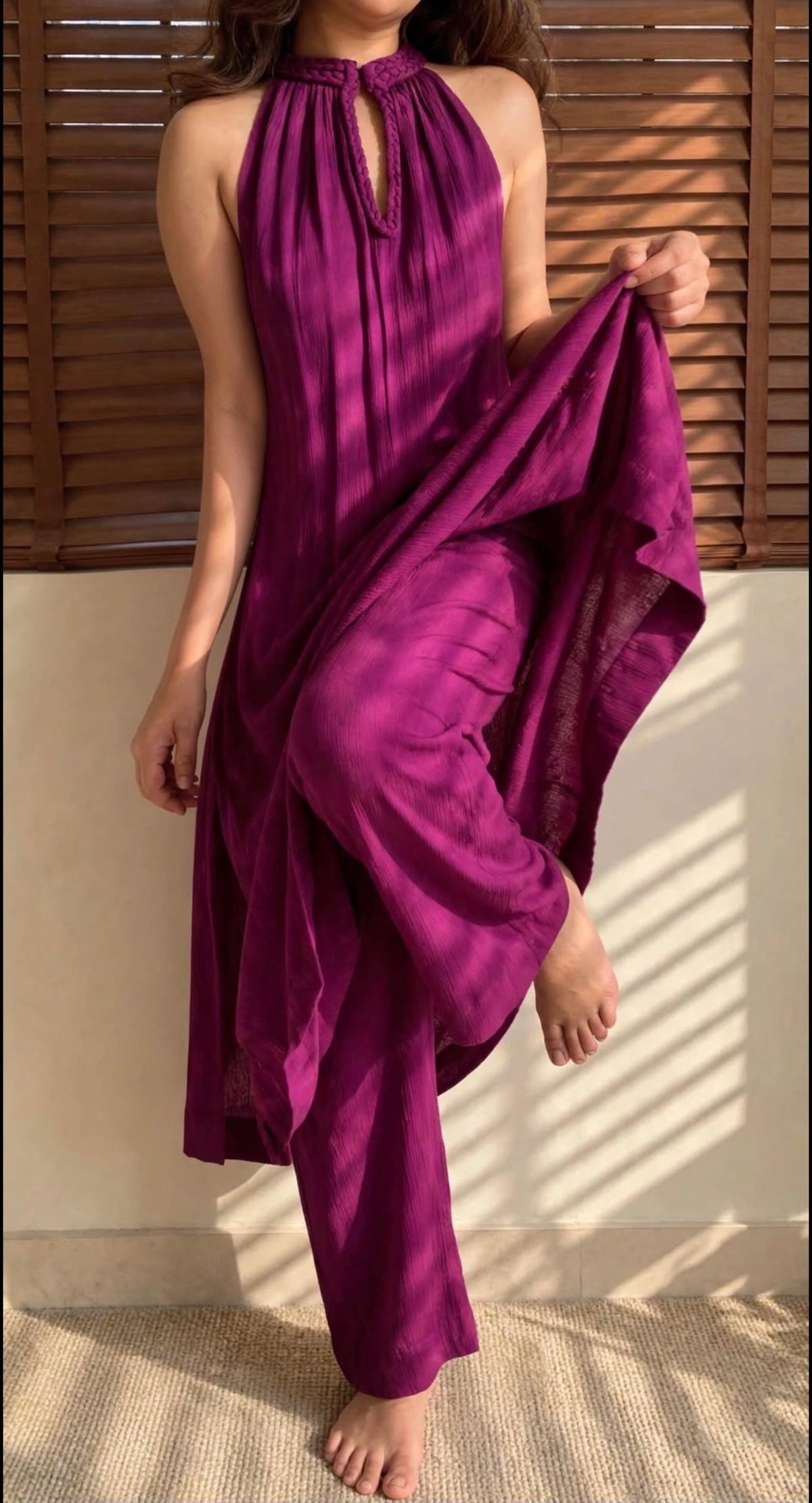 The Mira Set : Burgundy Purple