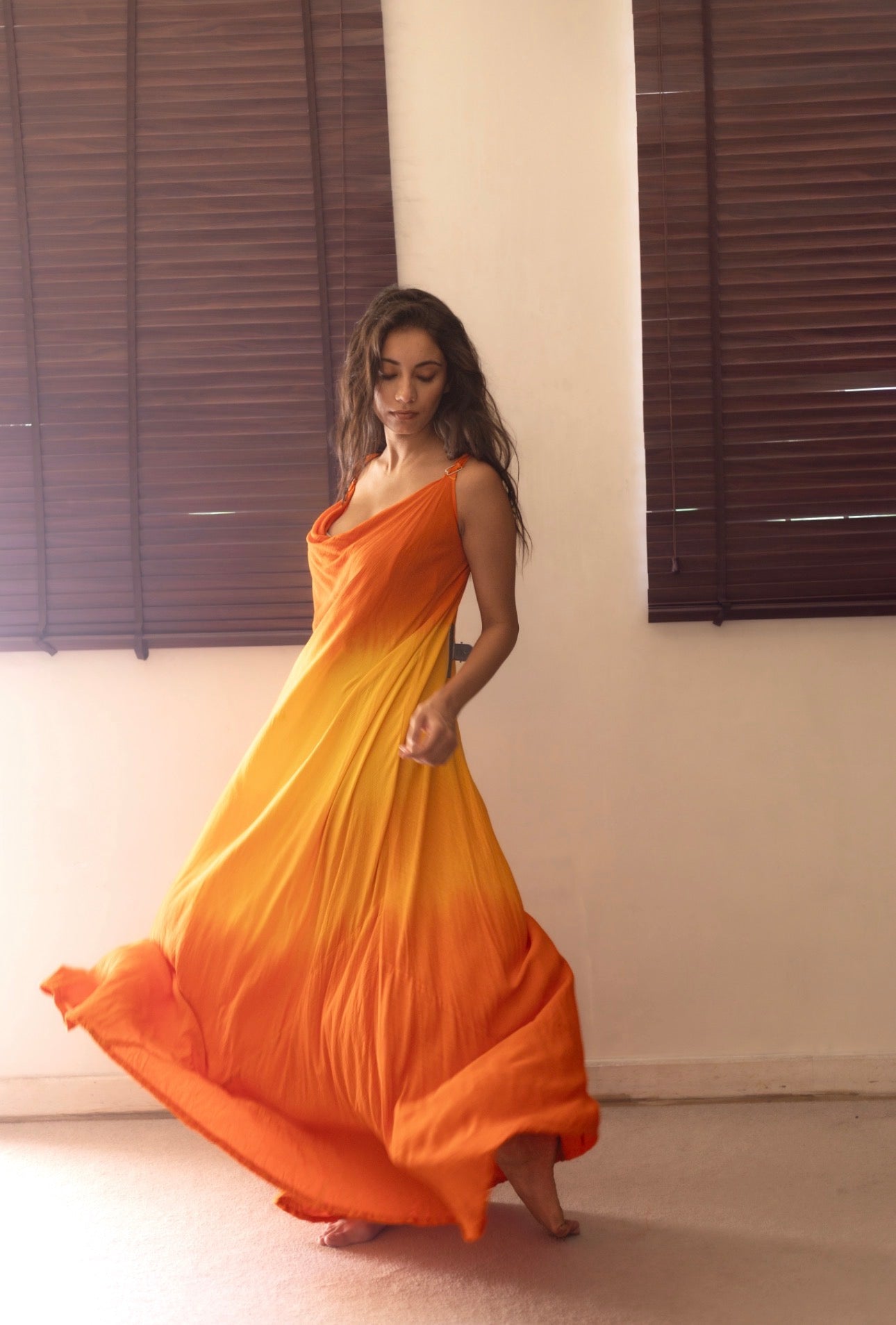 The Sienna : Yellow And Orange Ombré