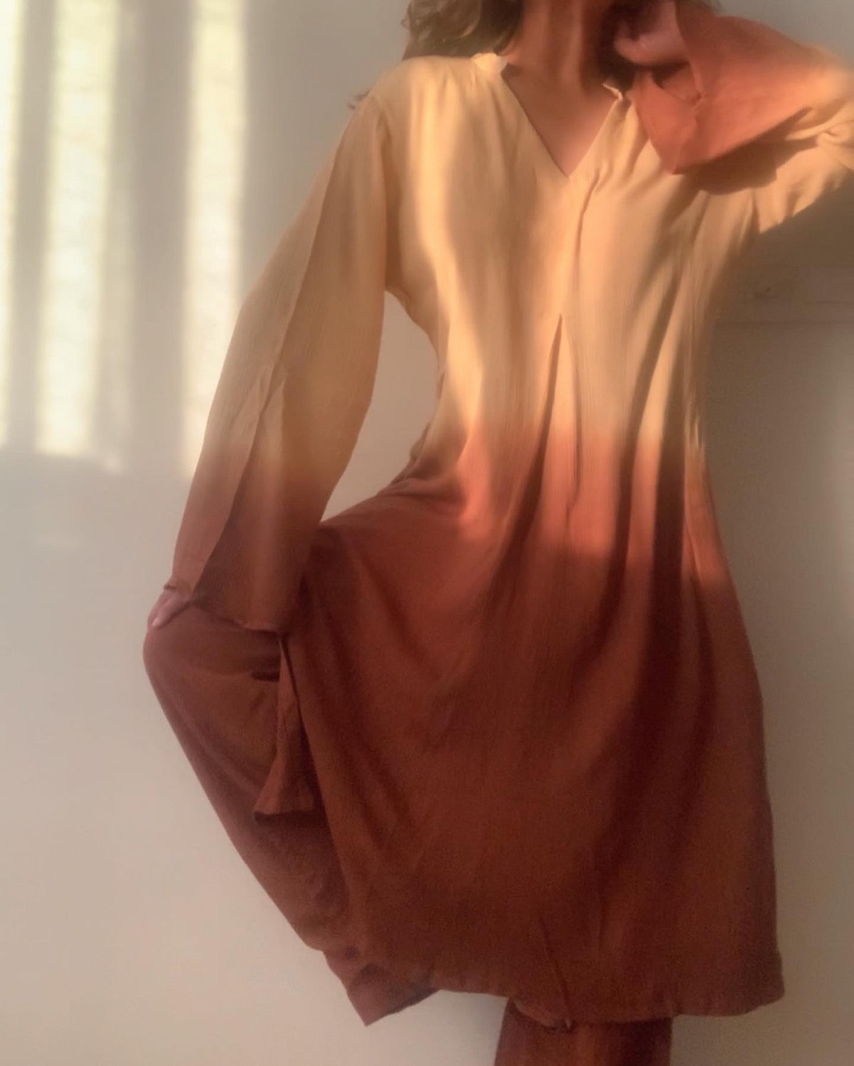 The Magna Mater : Beige And Brown Ombré