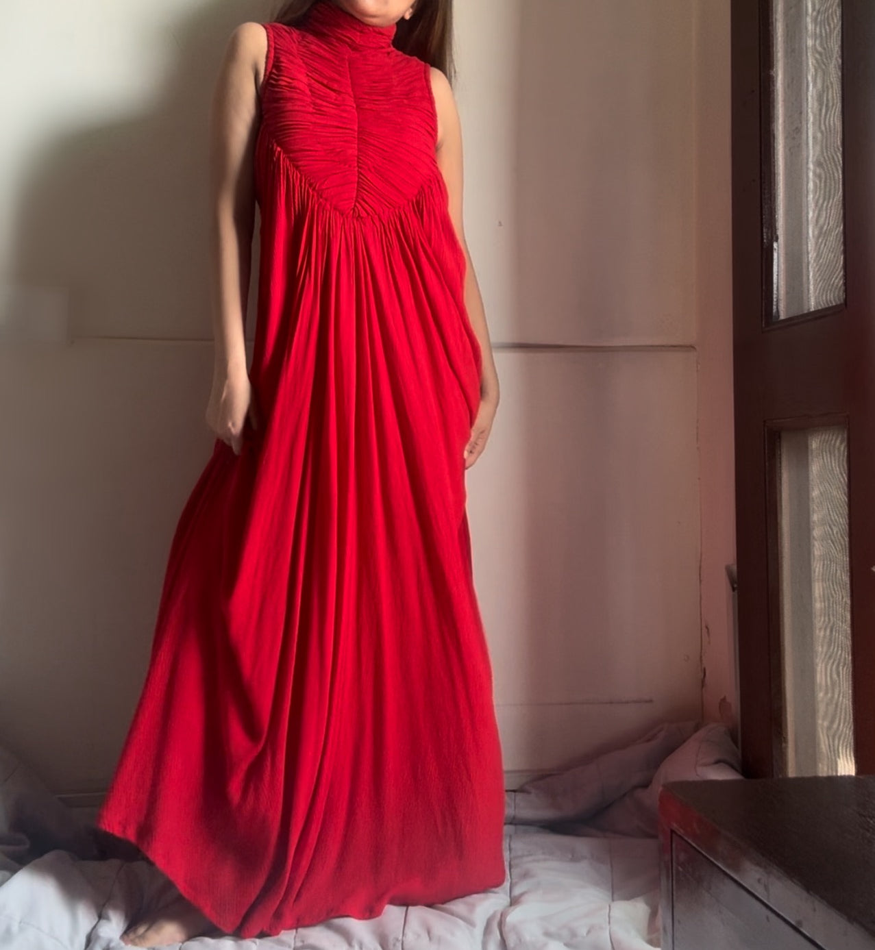 The Horizon Blush Maxi : Red
