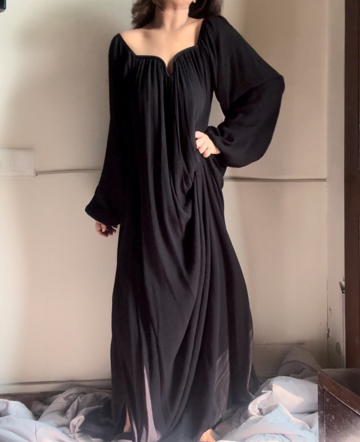 The Valentina Maxi : Black