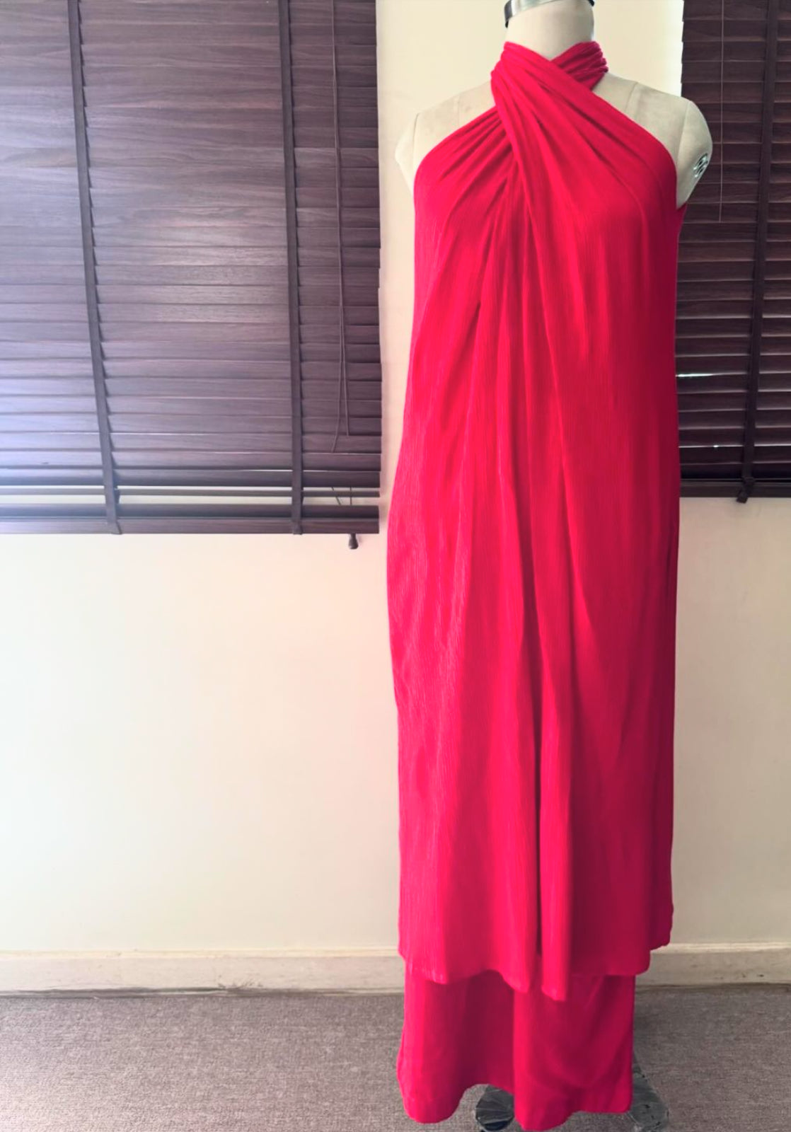 The Poseidon ( back covered ) Long Set : Red