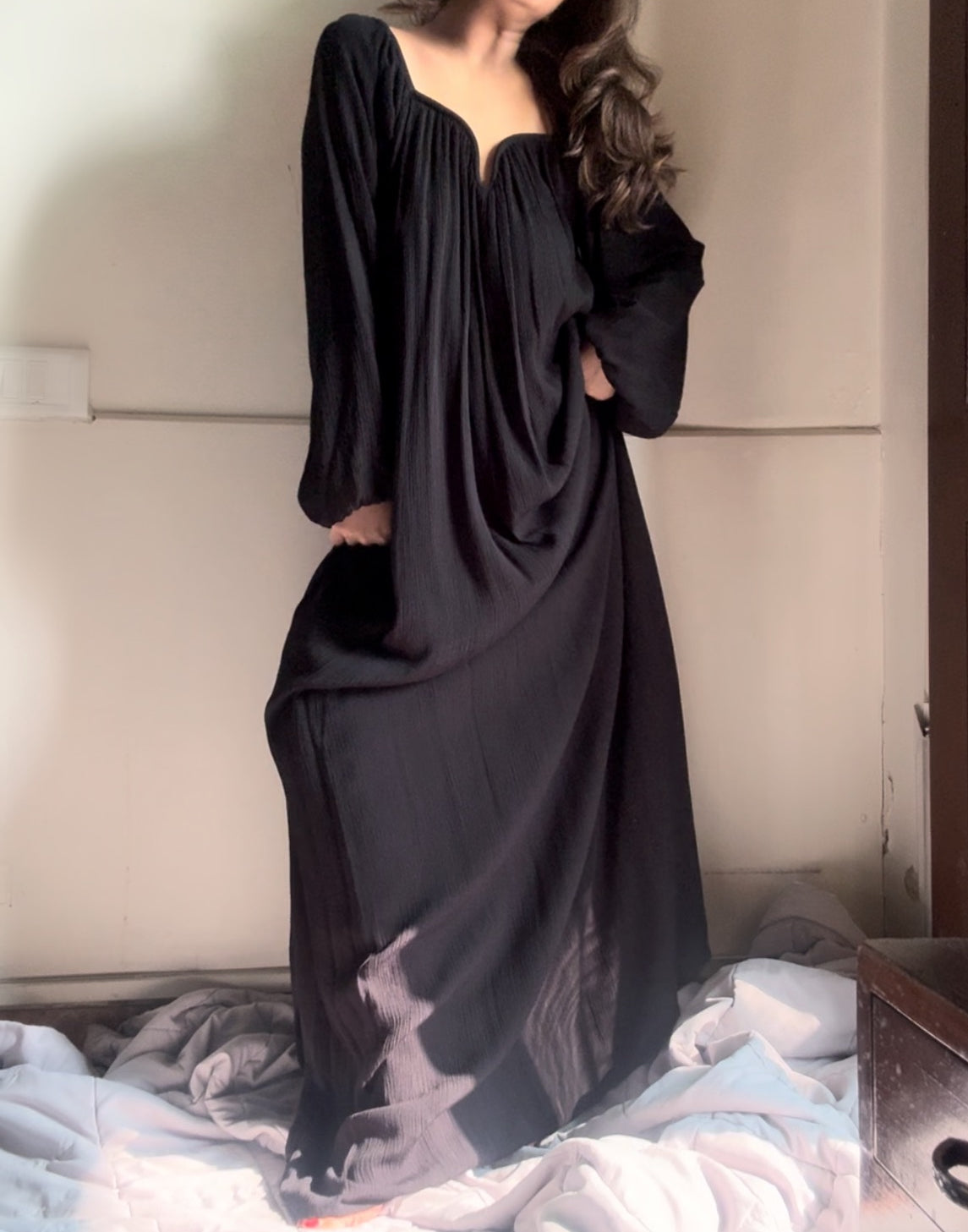 The Valentina Maxi : Black
