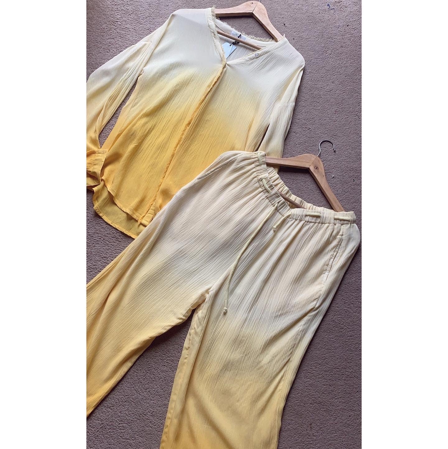 WAVELET set : Ombre Yellow