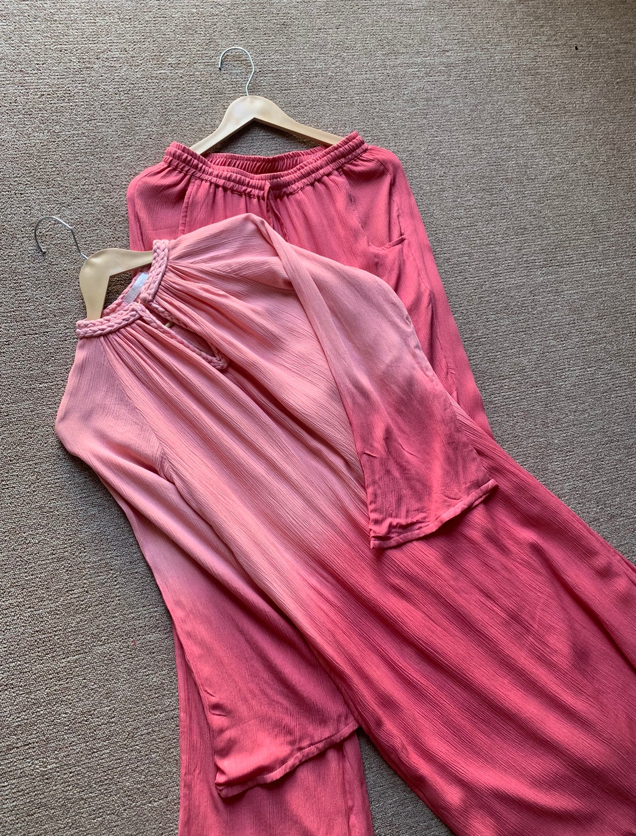 The Mira Set Sleeves : Light Pink Ombré
