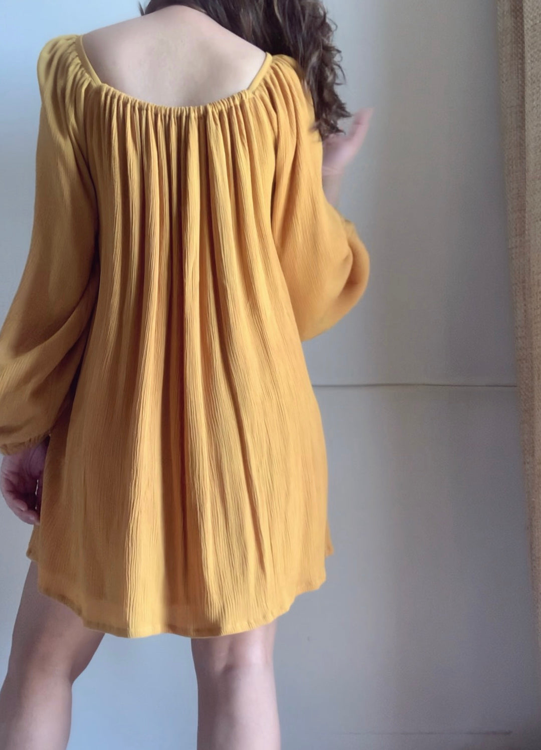 The Valentina Dress : Mustard