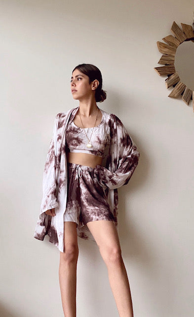 COCO TIE DYE ROBE SET