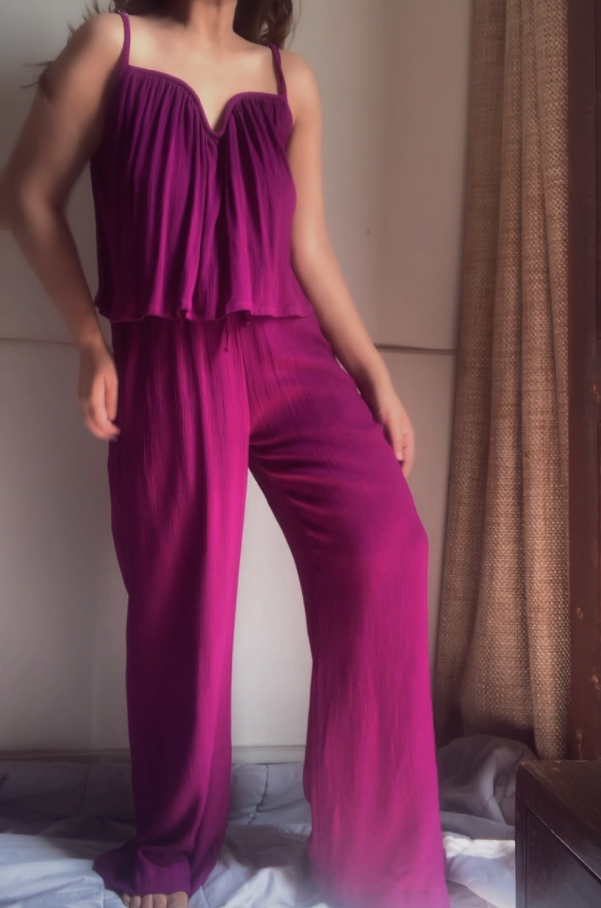 The Angel Wing Set : Burgundy