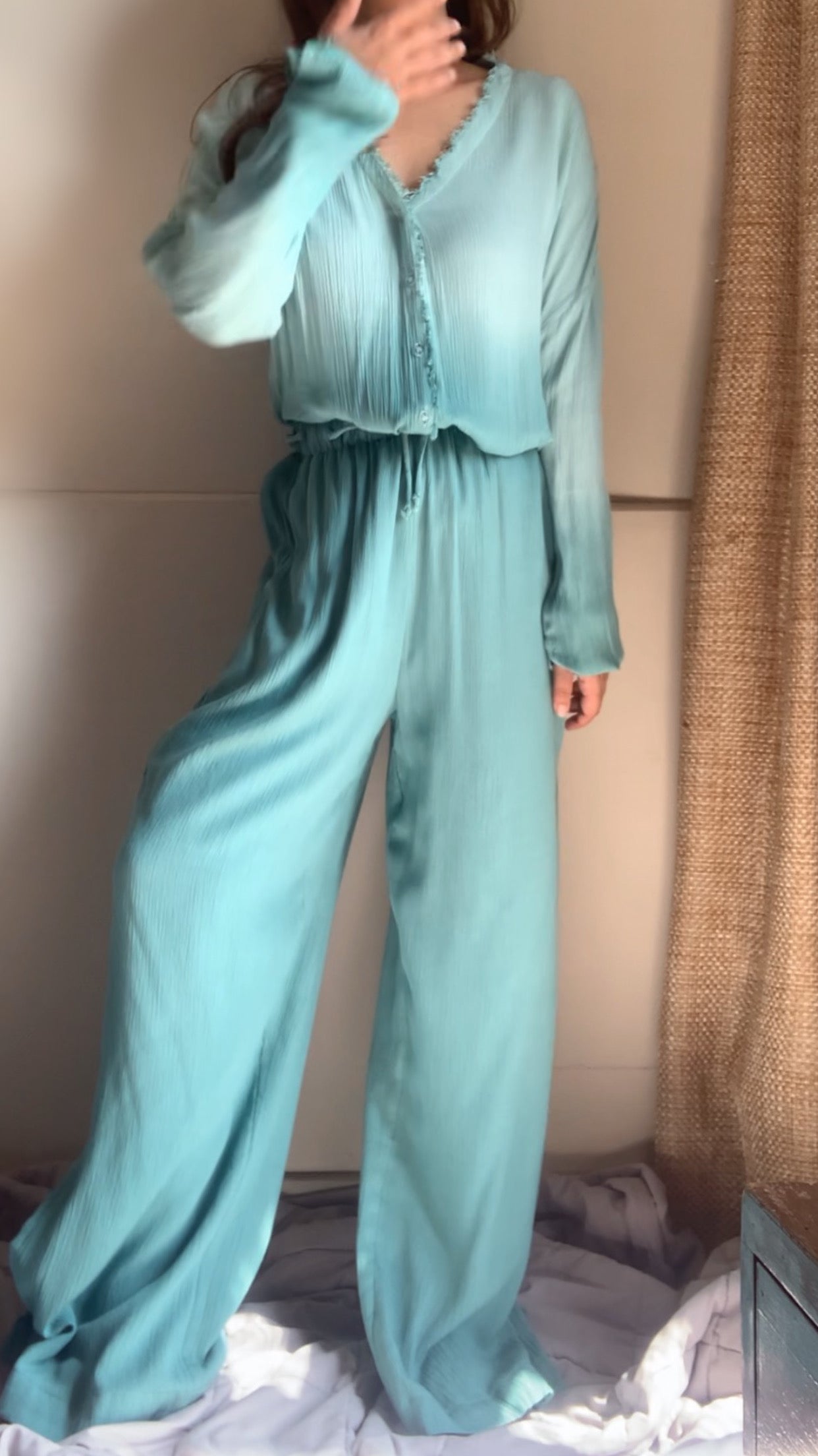 The WAVELET Set : Light Teal Ombré