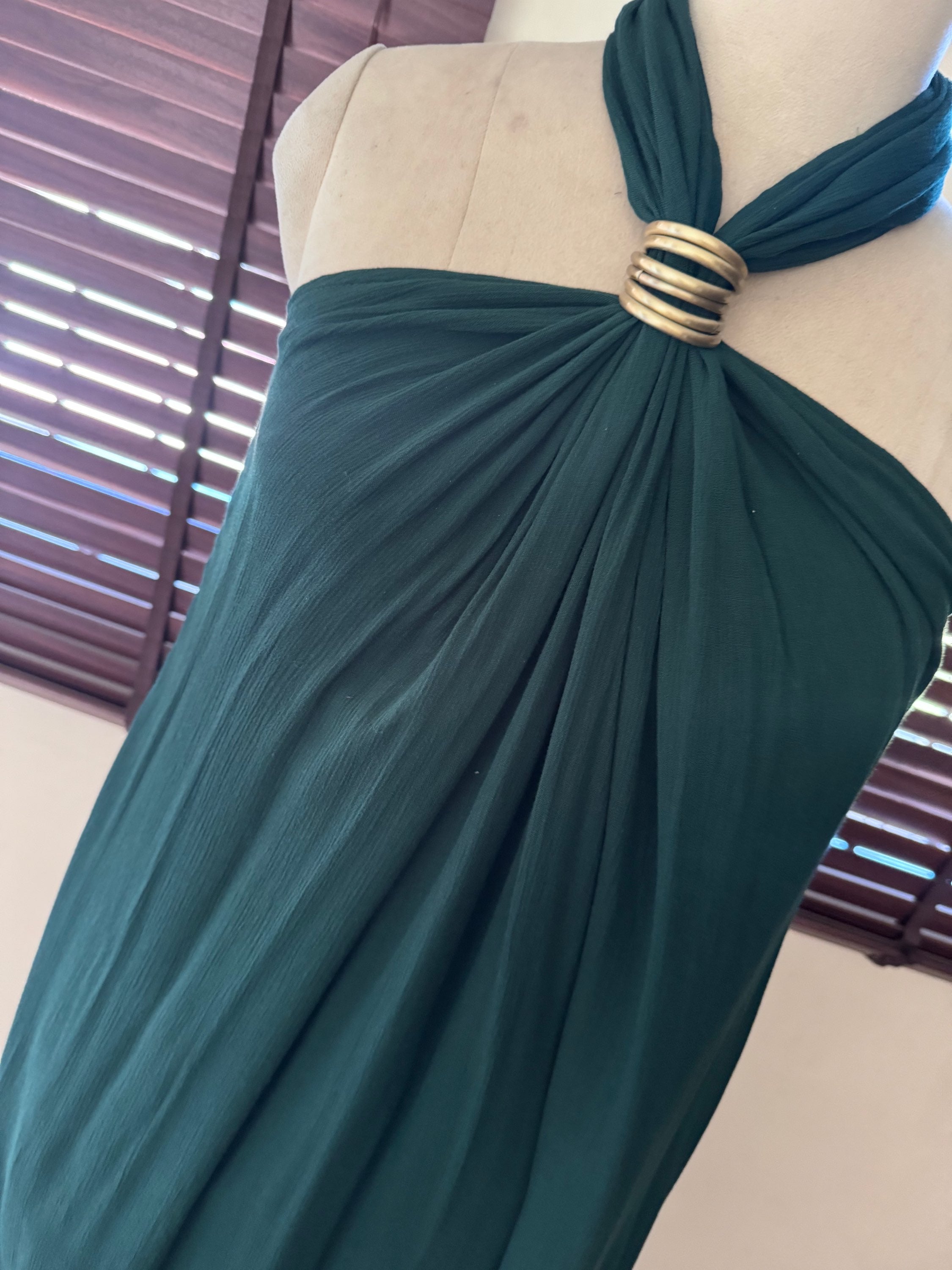 The Gloria Long Aurum : Forest Green
