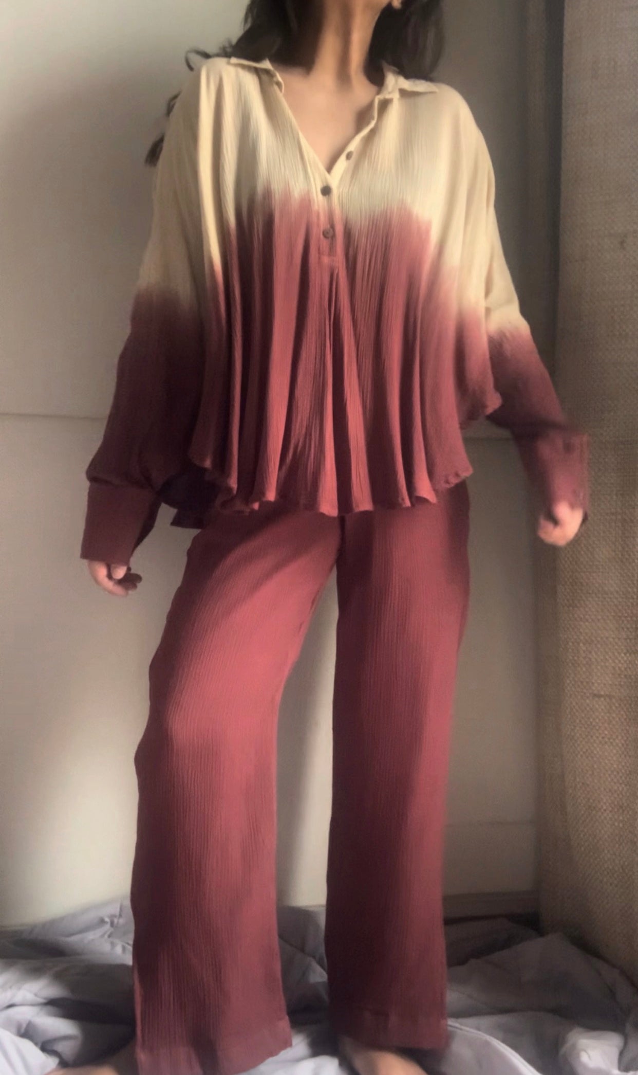 The Swirl Set : Beige And Brown Ombré