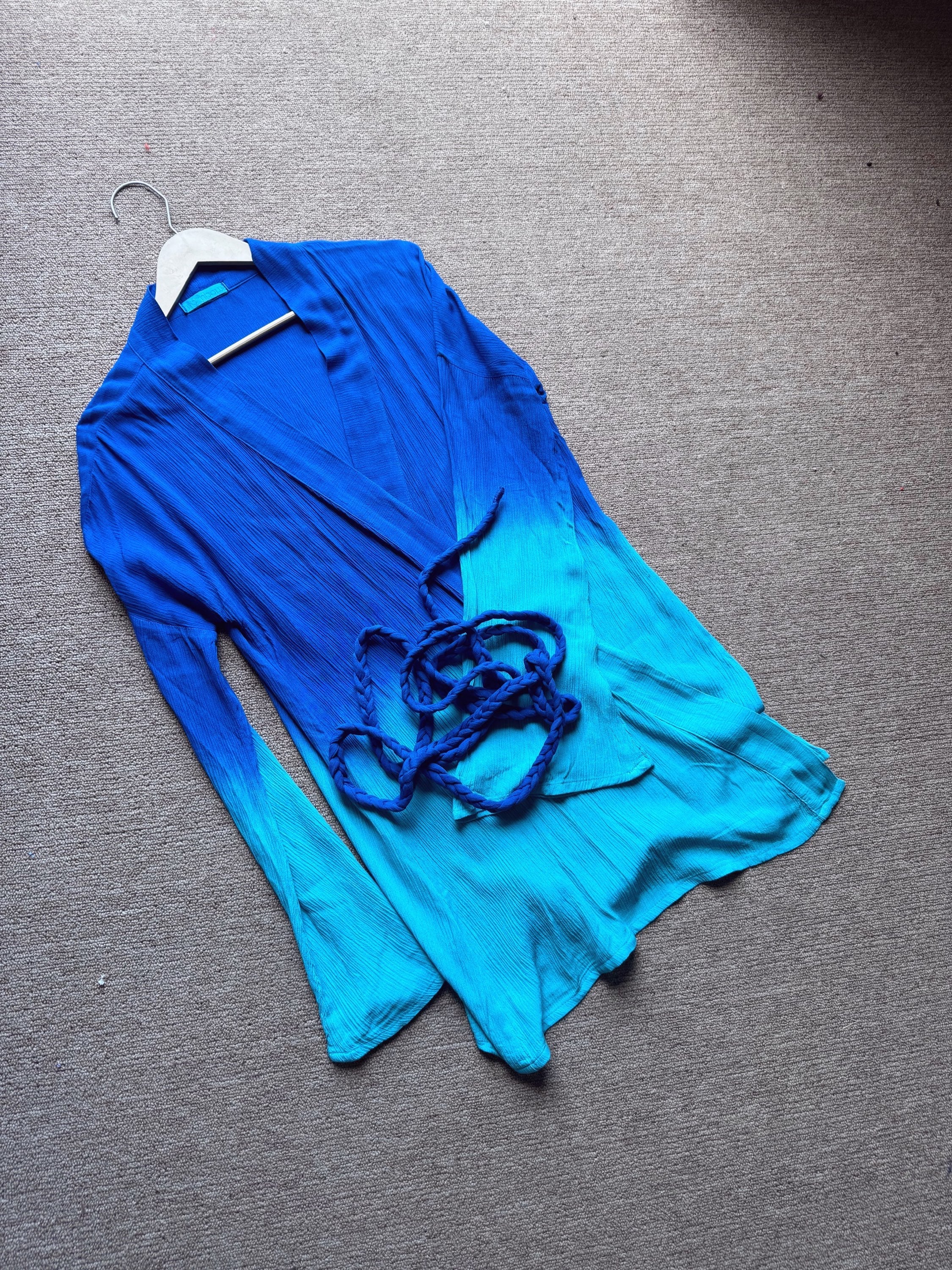 Robe + Braided Belt : Azura Ombre
