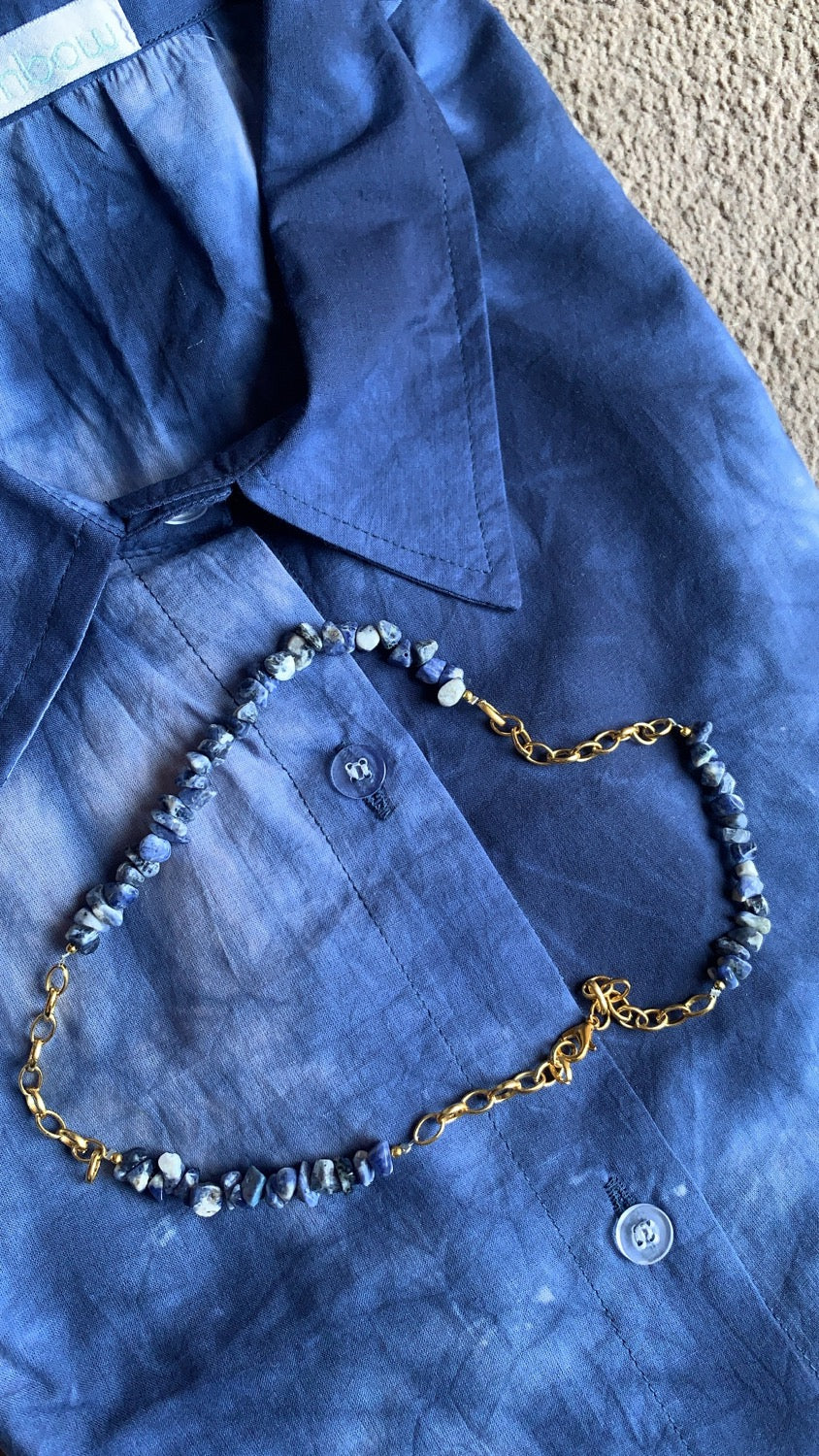 THE DARK SEVEN SEAS SHIRT , BRALETTE AND HALF NECKLACE