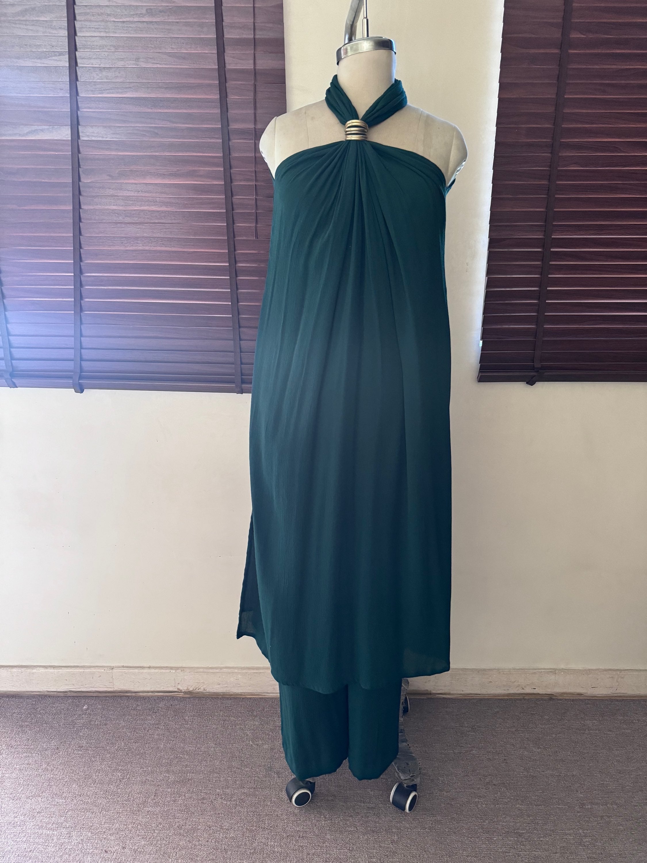 The Gloria Long Aurum : Forest Green