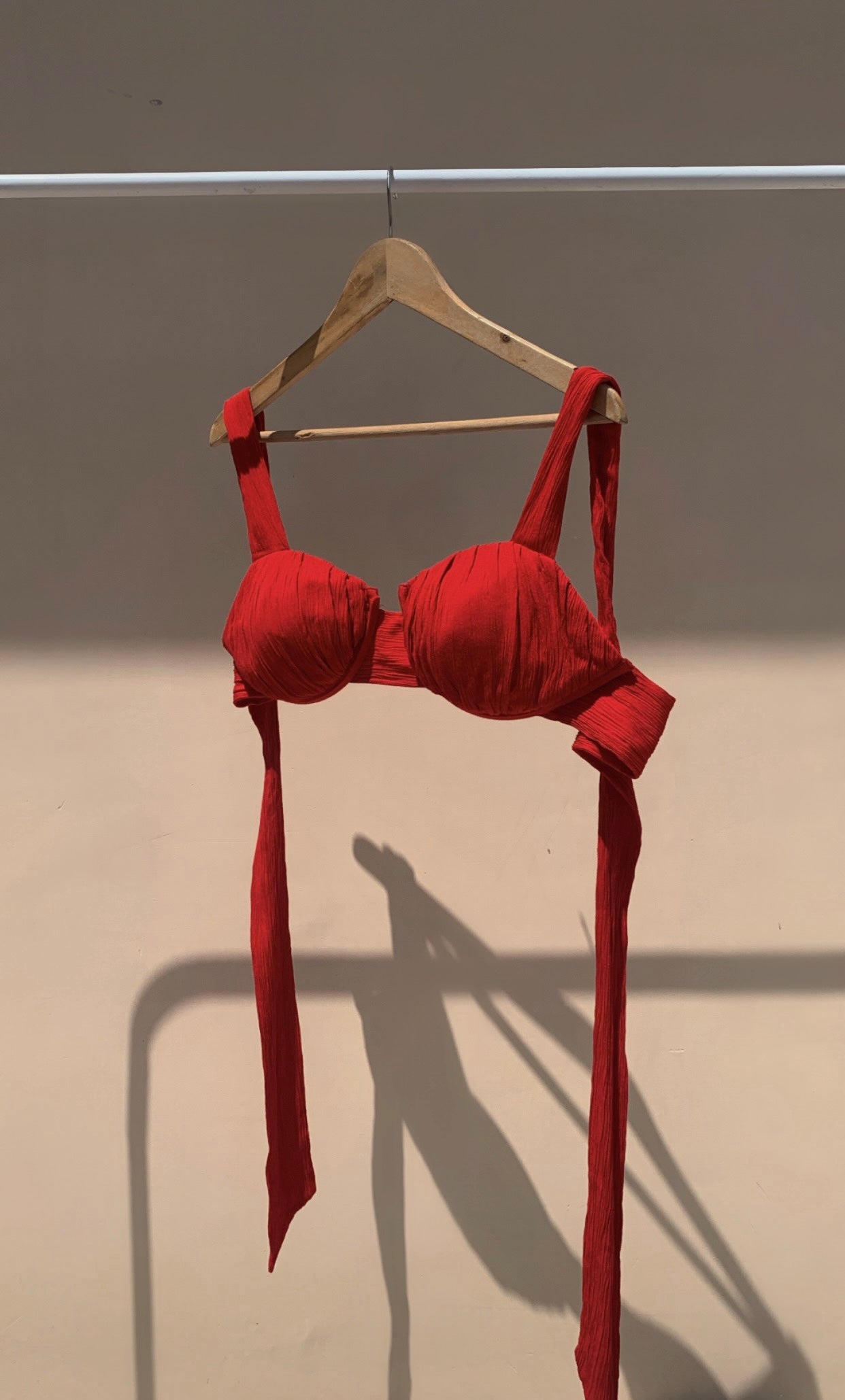 The Sand Set + The Shell Bralette : Red