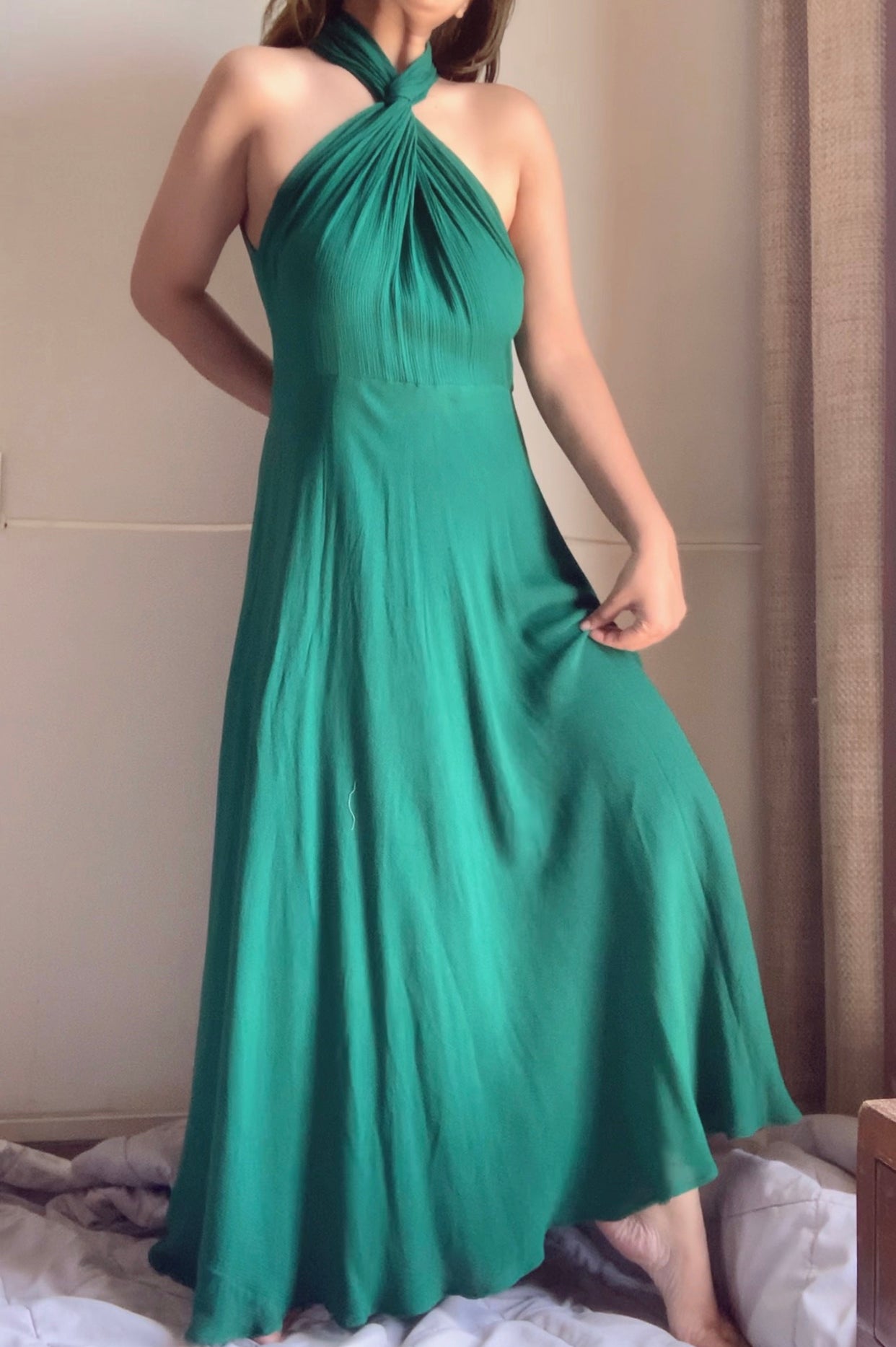 The Gloria Midi : Jade Green