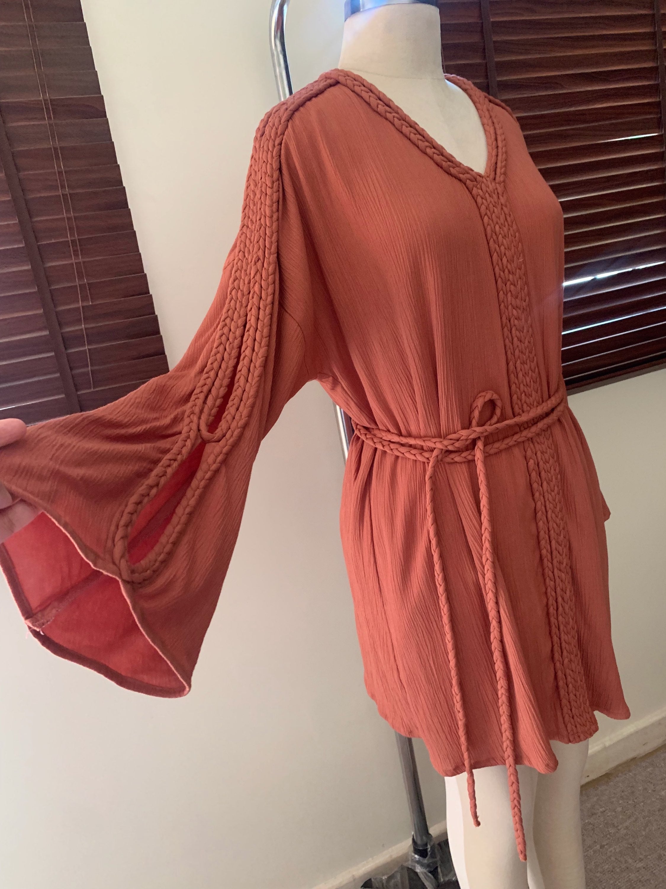 The Hestia Dress : Brick Orange