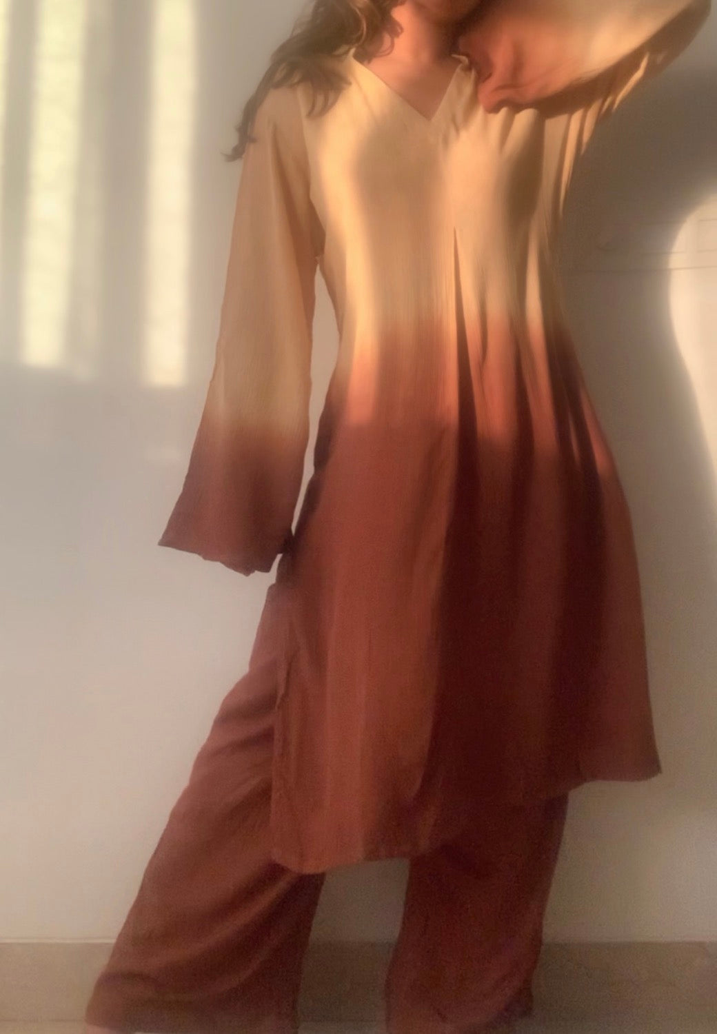 The Magna Mater : Beige And Brown Ombré