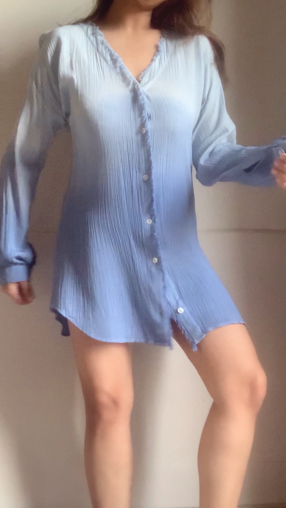 THE WAVELET SHIRT : Blue Ombré