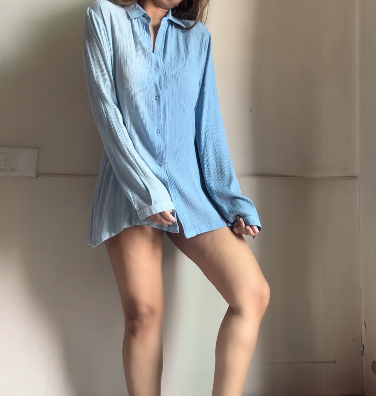 The Aura Shirt : Light Blue Ombré