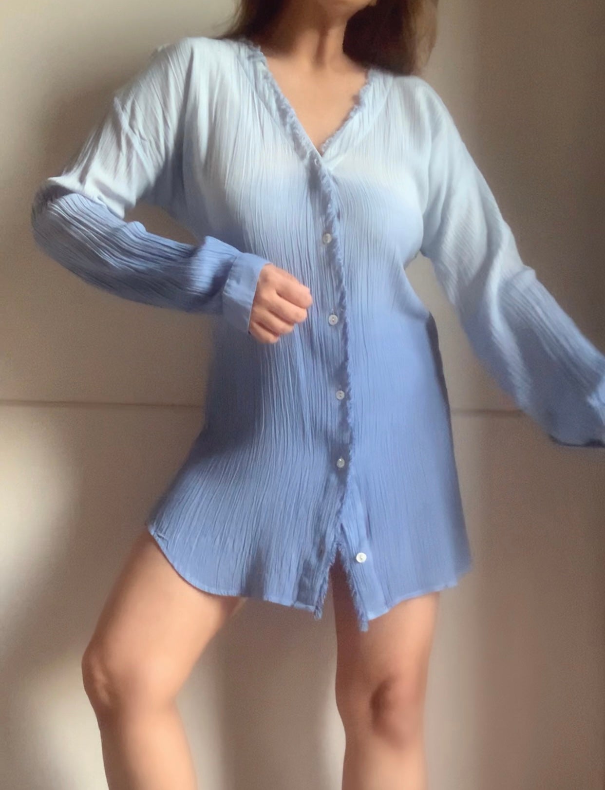 THE WAVELET SHIRT : Blue Ombré