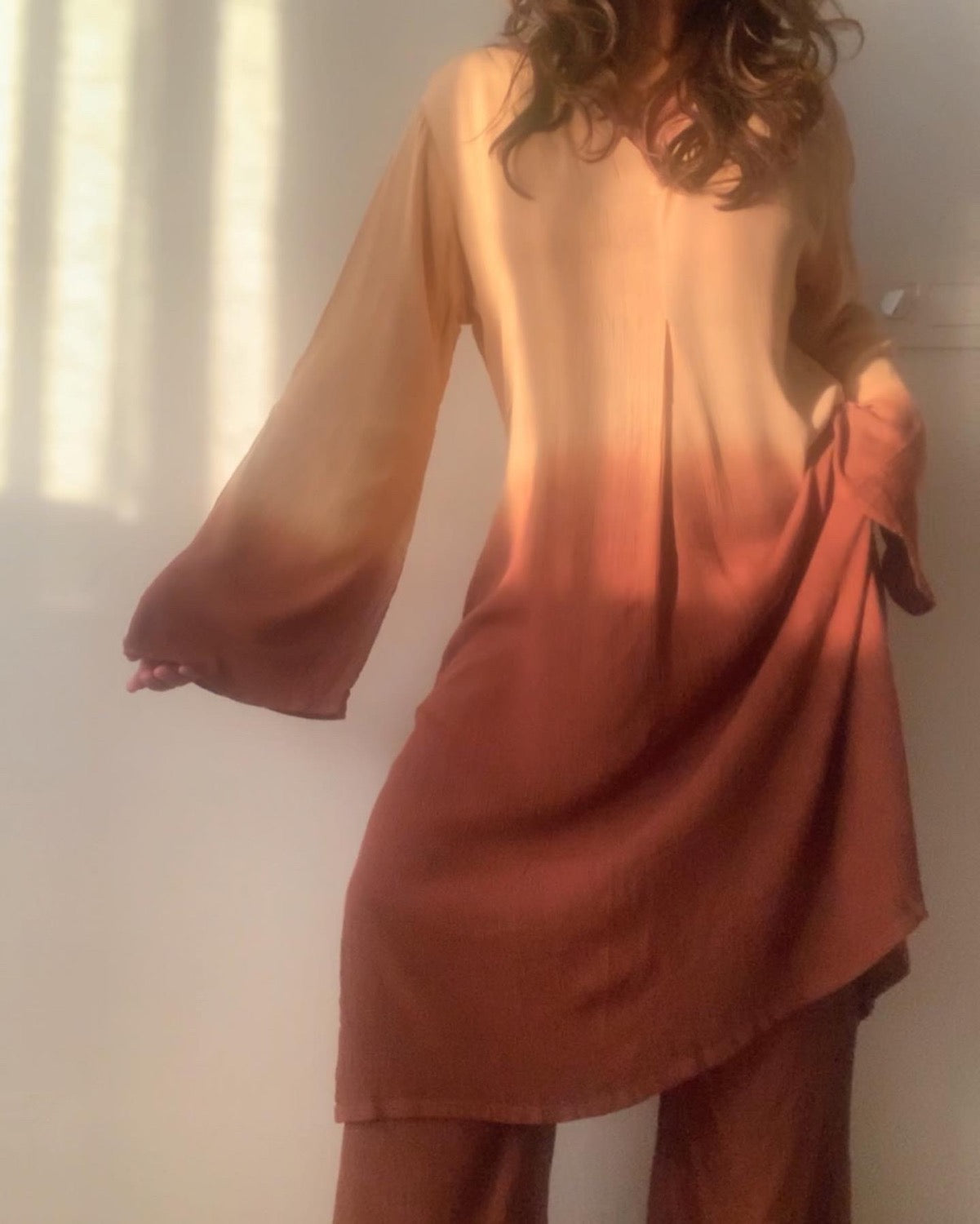 The Magna Mater : Beige And Brown Ombré