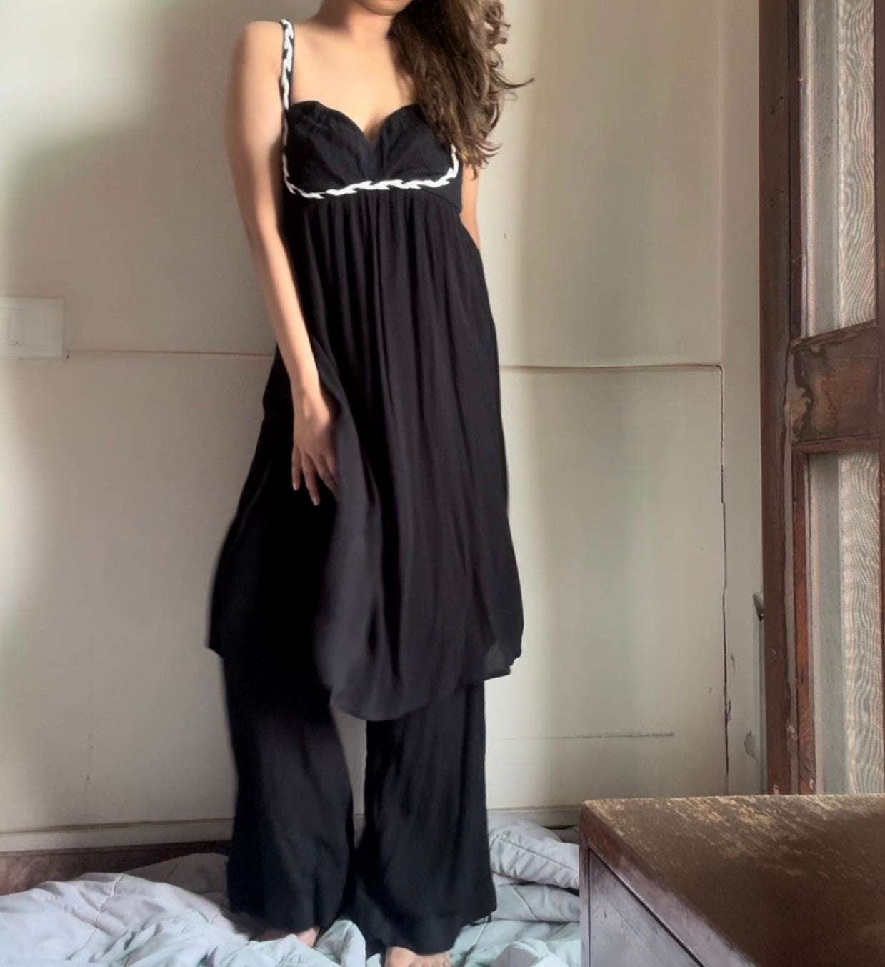 The Ariana Long Set : Black