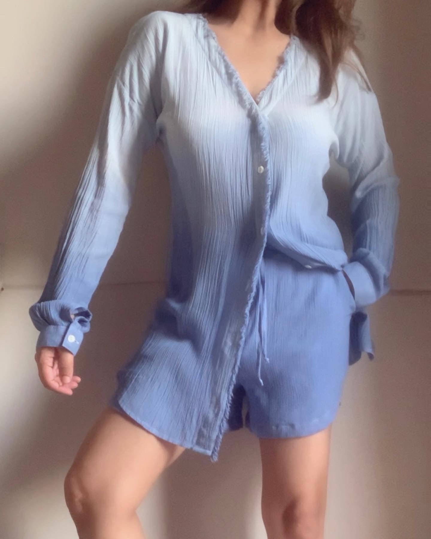 The Wavelet Shorts Set : Blue Ombré