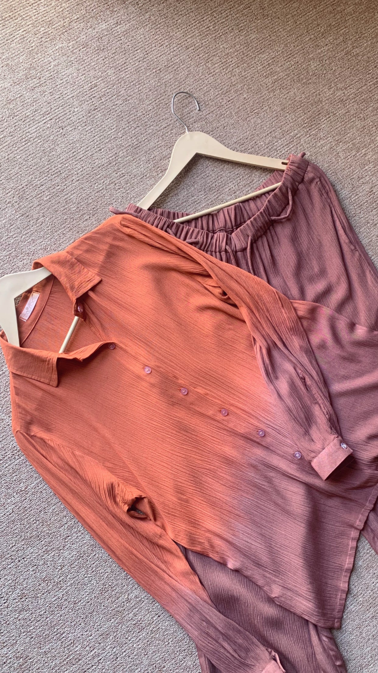 The Sand Set : Orange And Brown Ombré