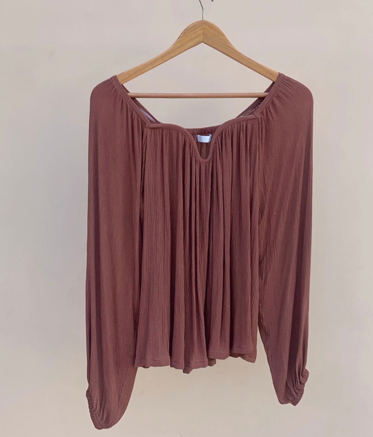 The Valentina Top : Brown