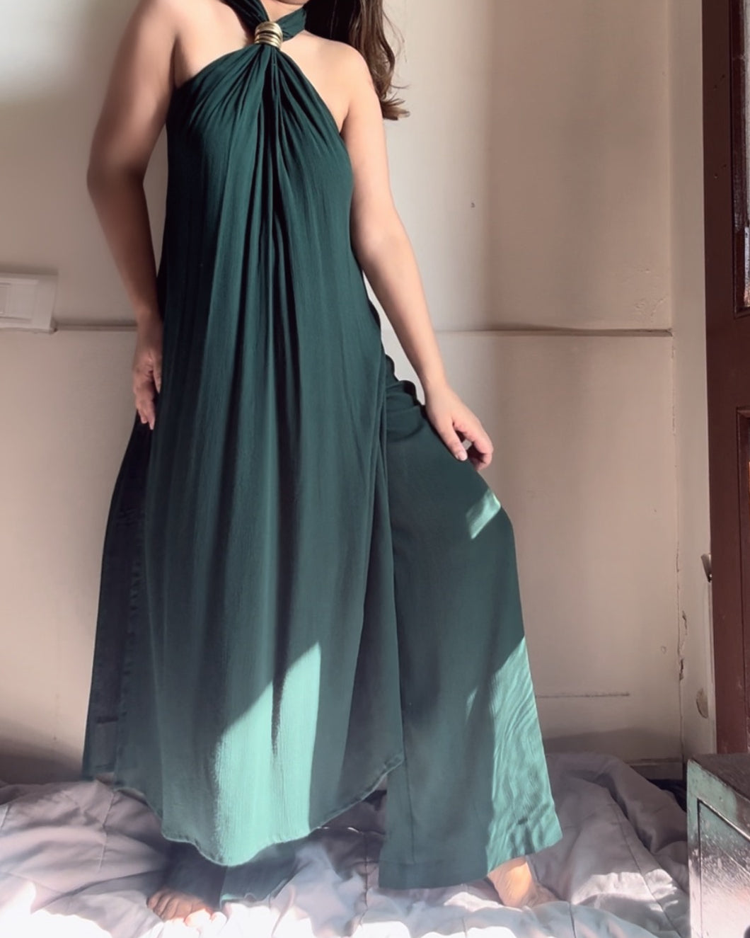 The Gloria Long Aurum : Forest Green