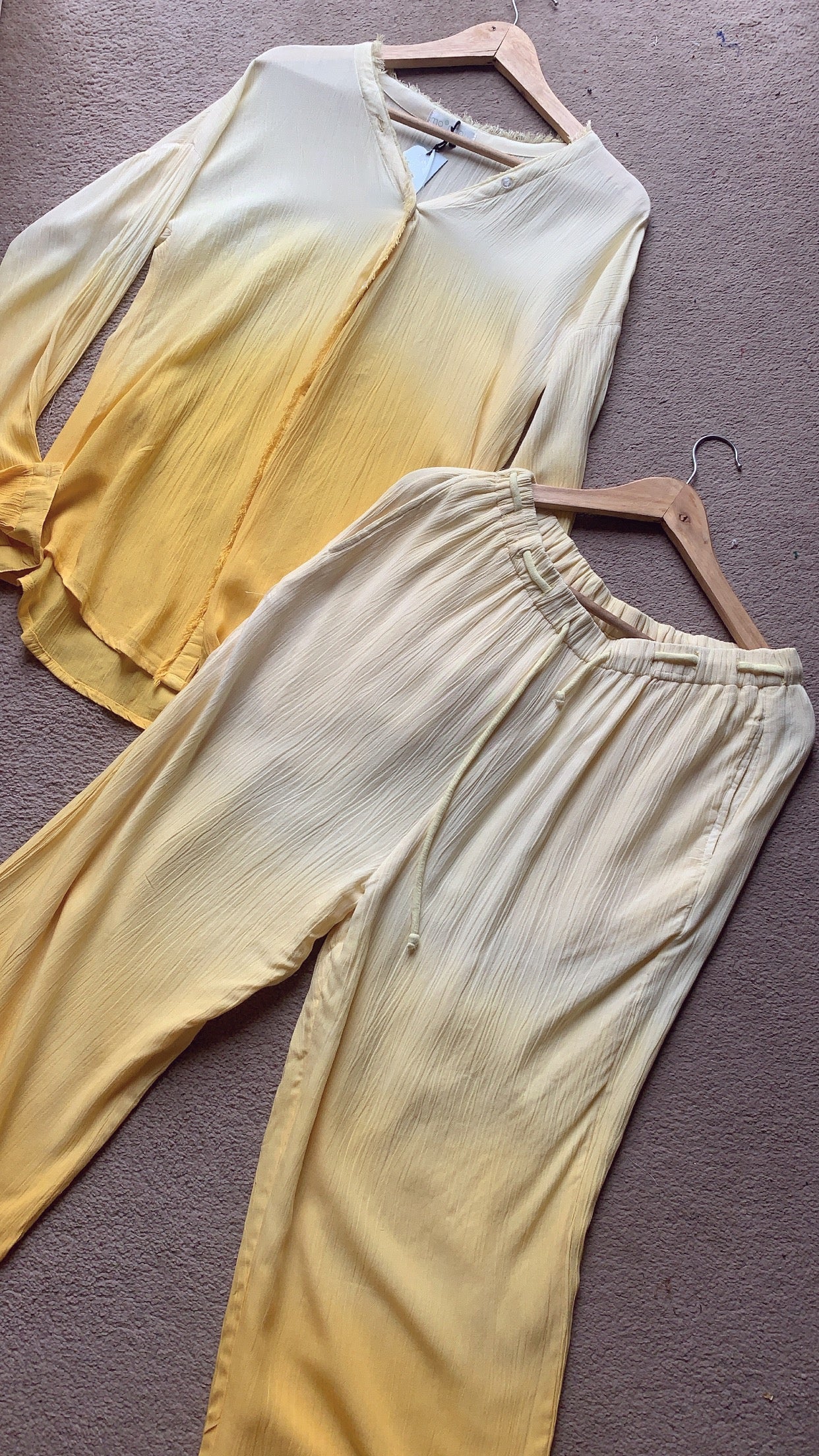 WAVELET set : Ombre Yellow