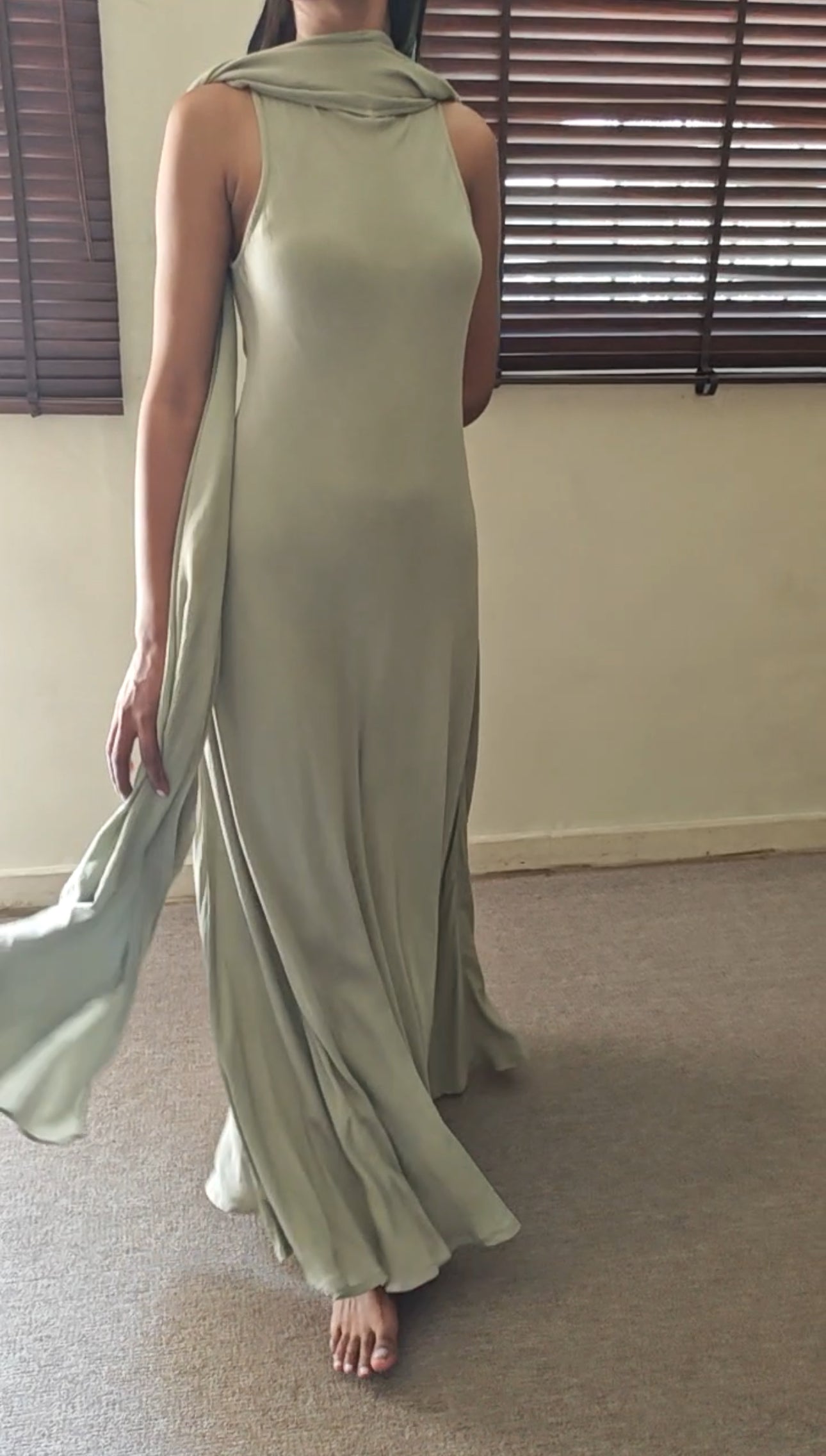 The Dune Dancer Maxi : Grey Beige