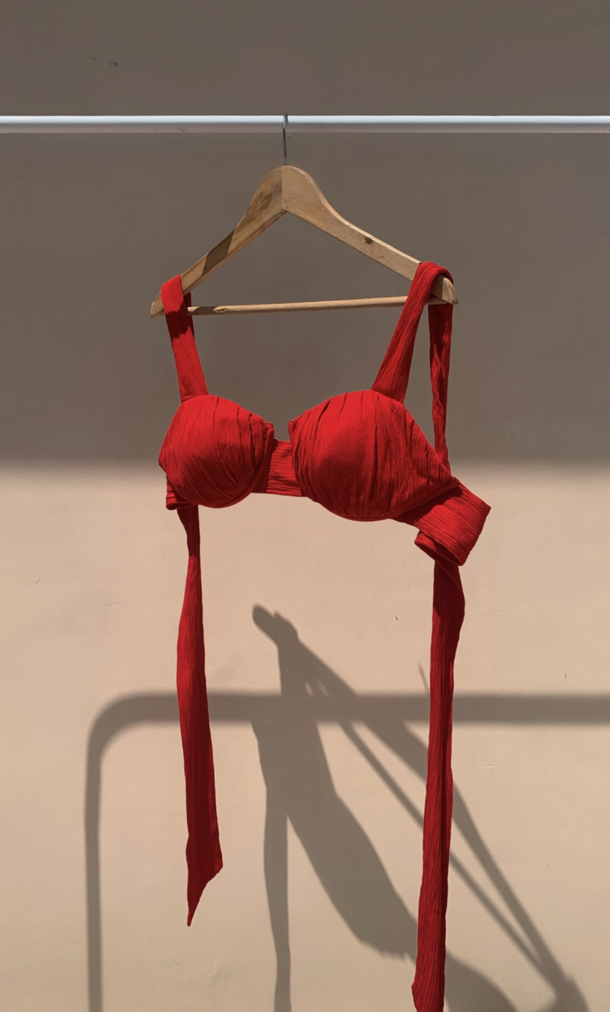 The Shell Bralette : Red