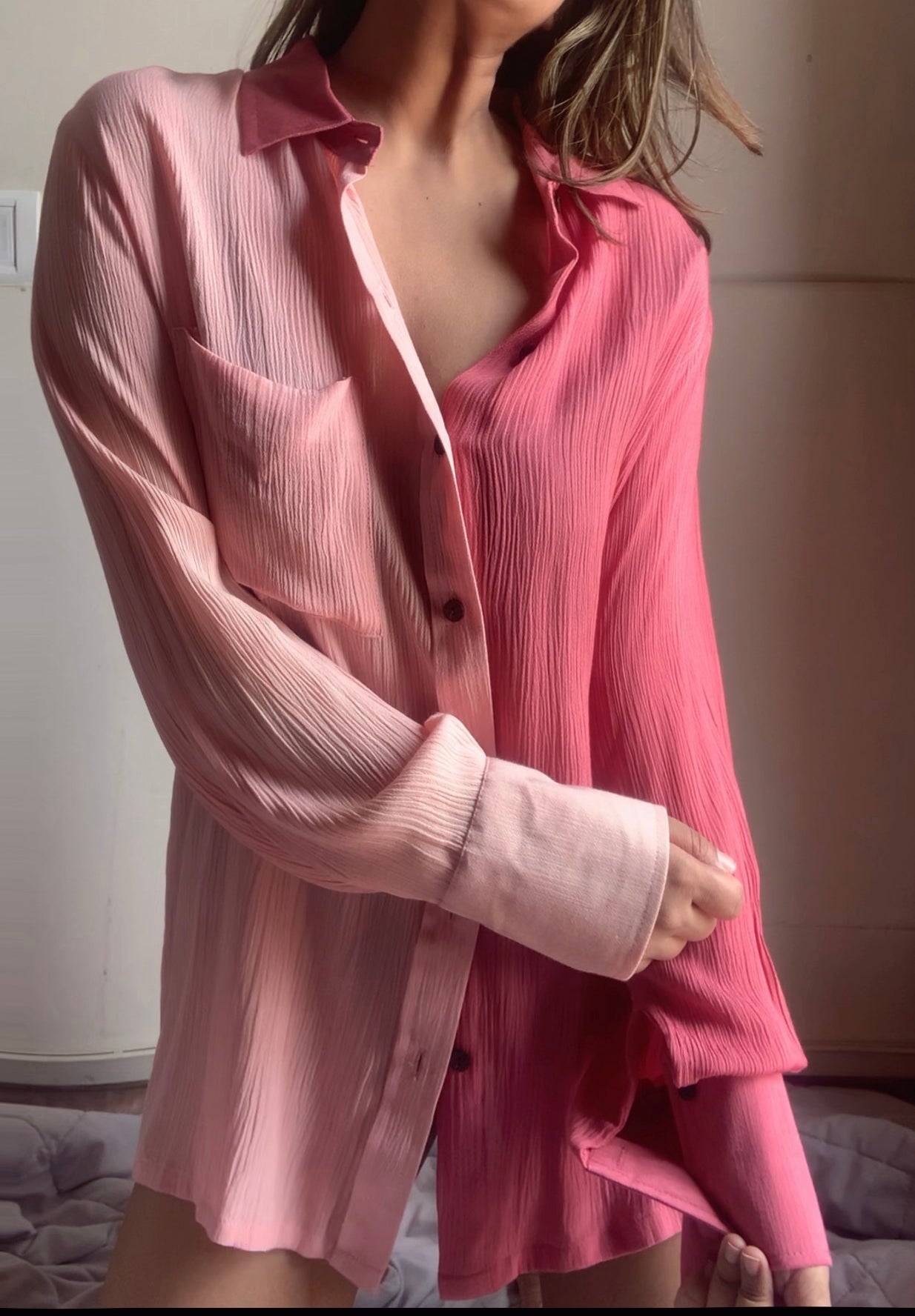 The Halo Shirt : Rose And Rouge