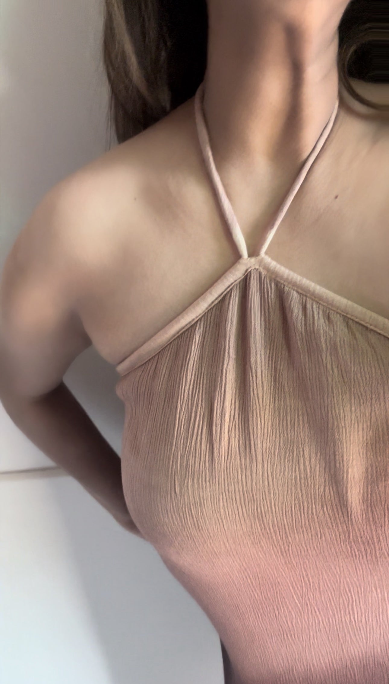 The Misty Shore Dress : Brown Ombré
