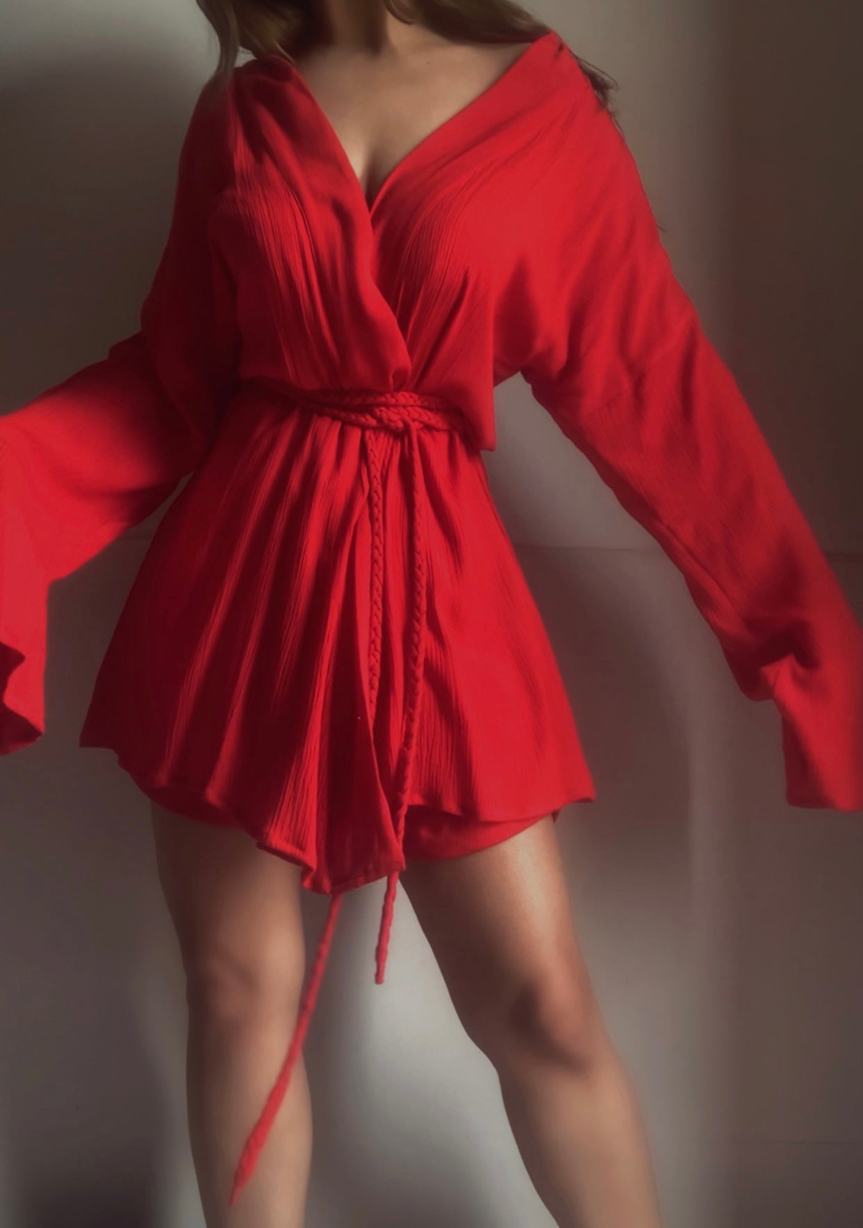 The Amber ( Braided ) : Red