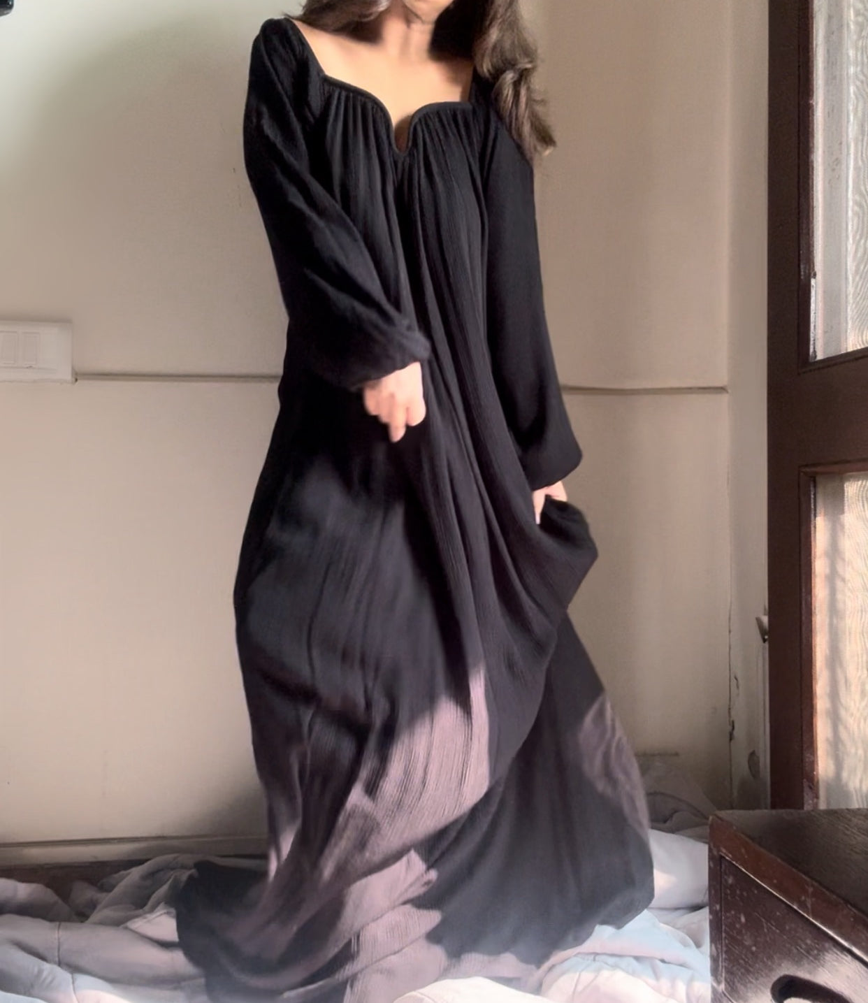 The Valentina Maxi : Black