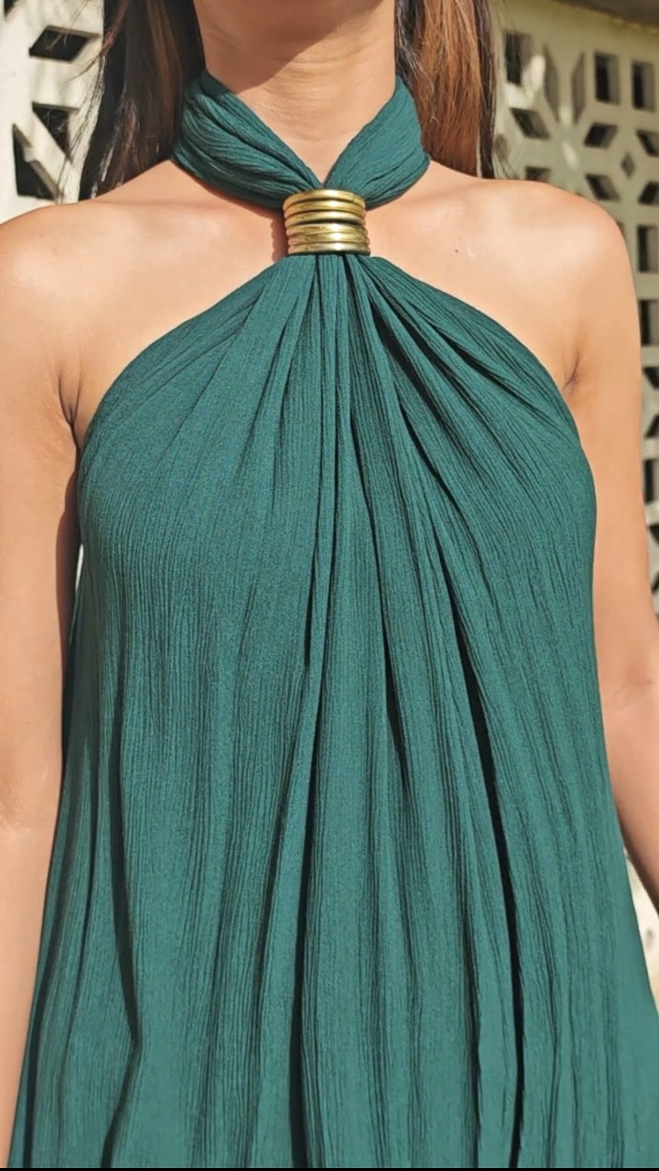 The Gloria Aurum Maxi : Forest Green