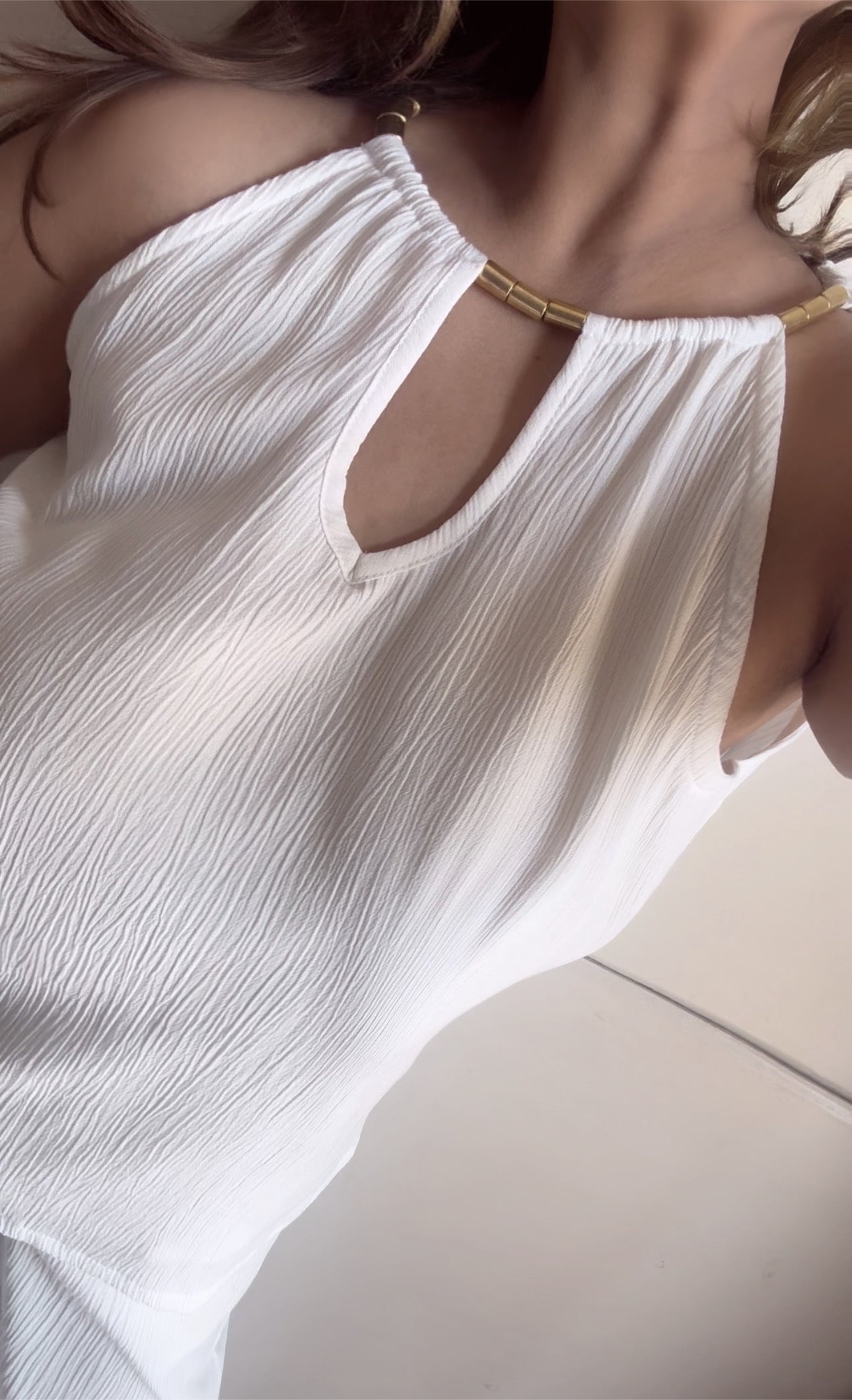 The Irene Top : White
