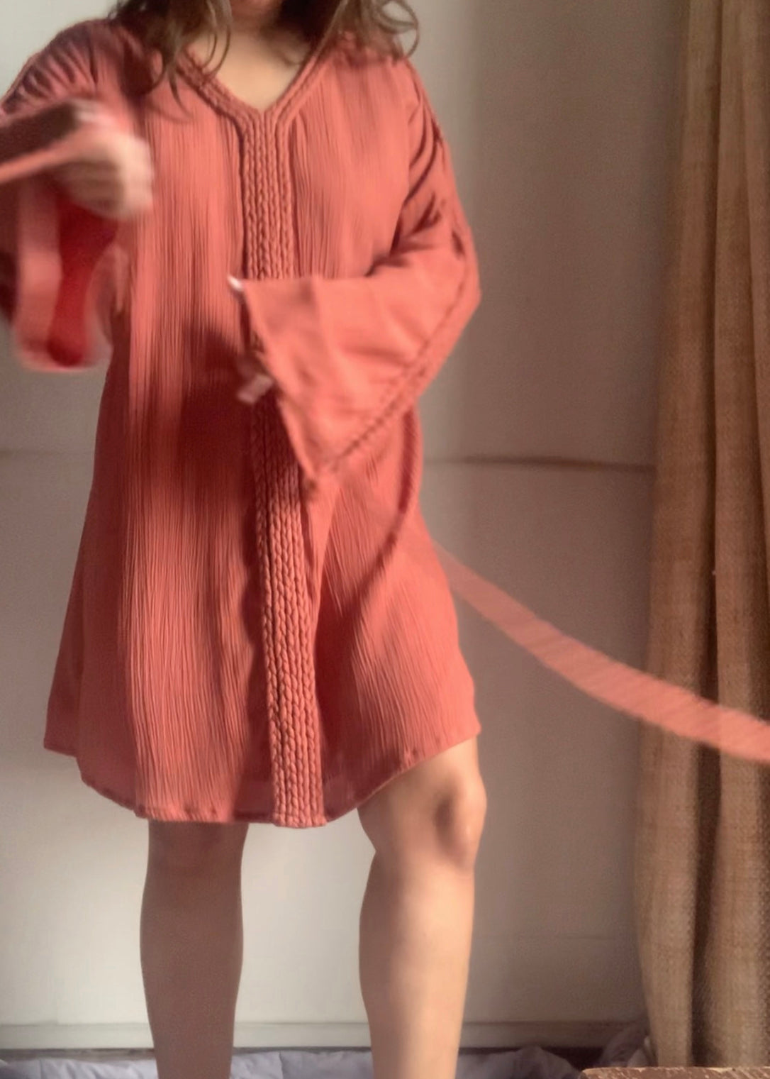 The Hestia Dress : Brick Orange