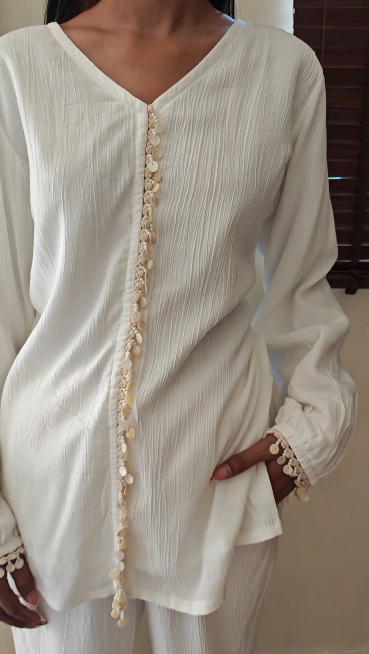 The Moon Shell Set : White