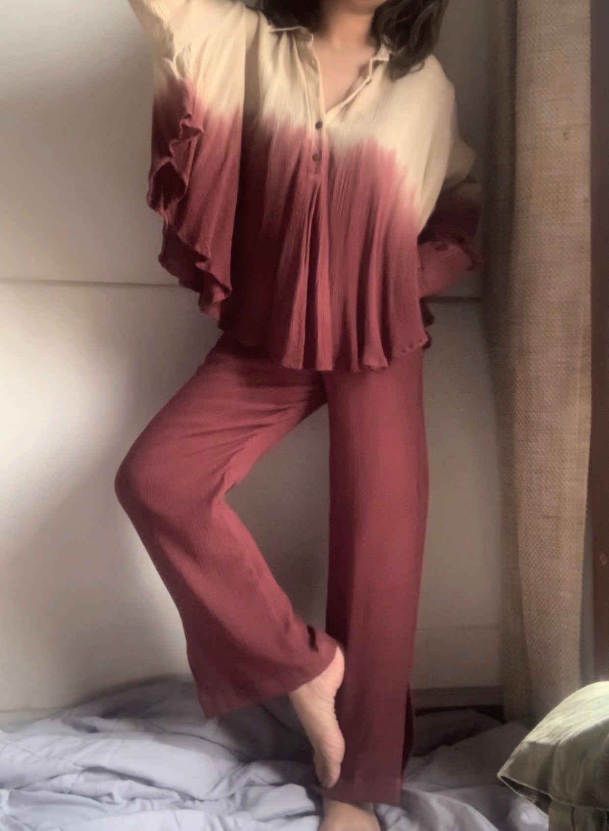 The Swirl Set : Beige And Brown Ombré