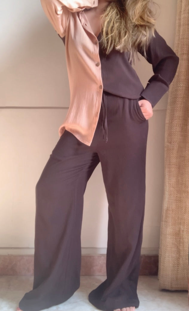 THE HALO SET : Beige + Choc Brown