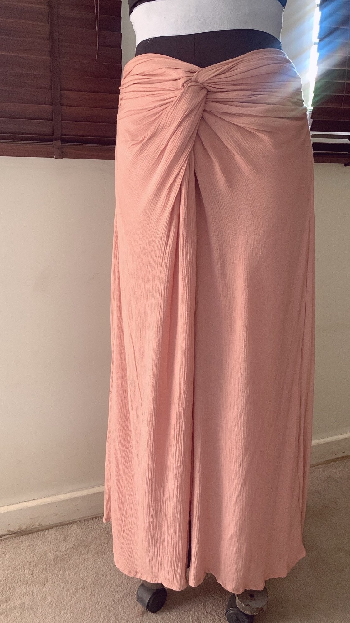 Twisted Skirt : Dusty Pink