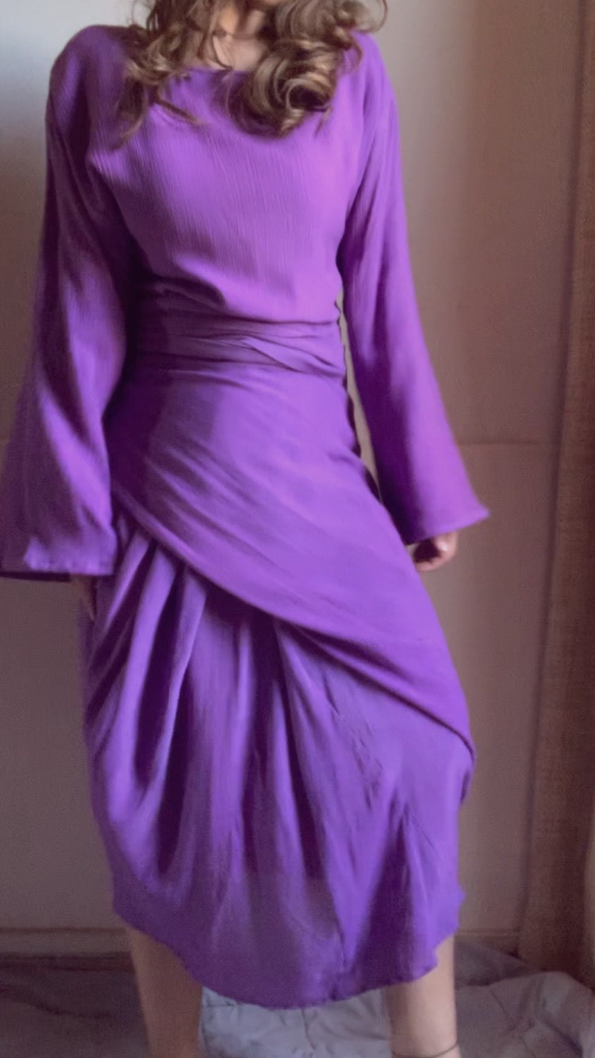 The True Tulip Dress : Dark Lavender