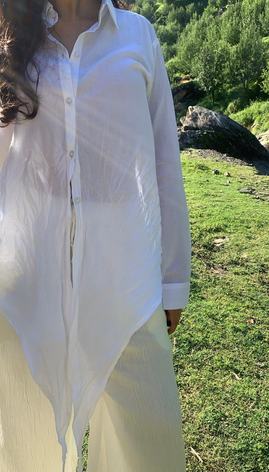 THE LUNA PIENA TIE BLOUSE